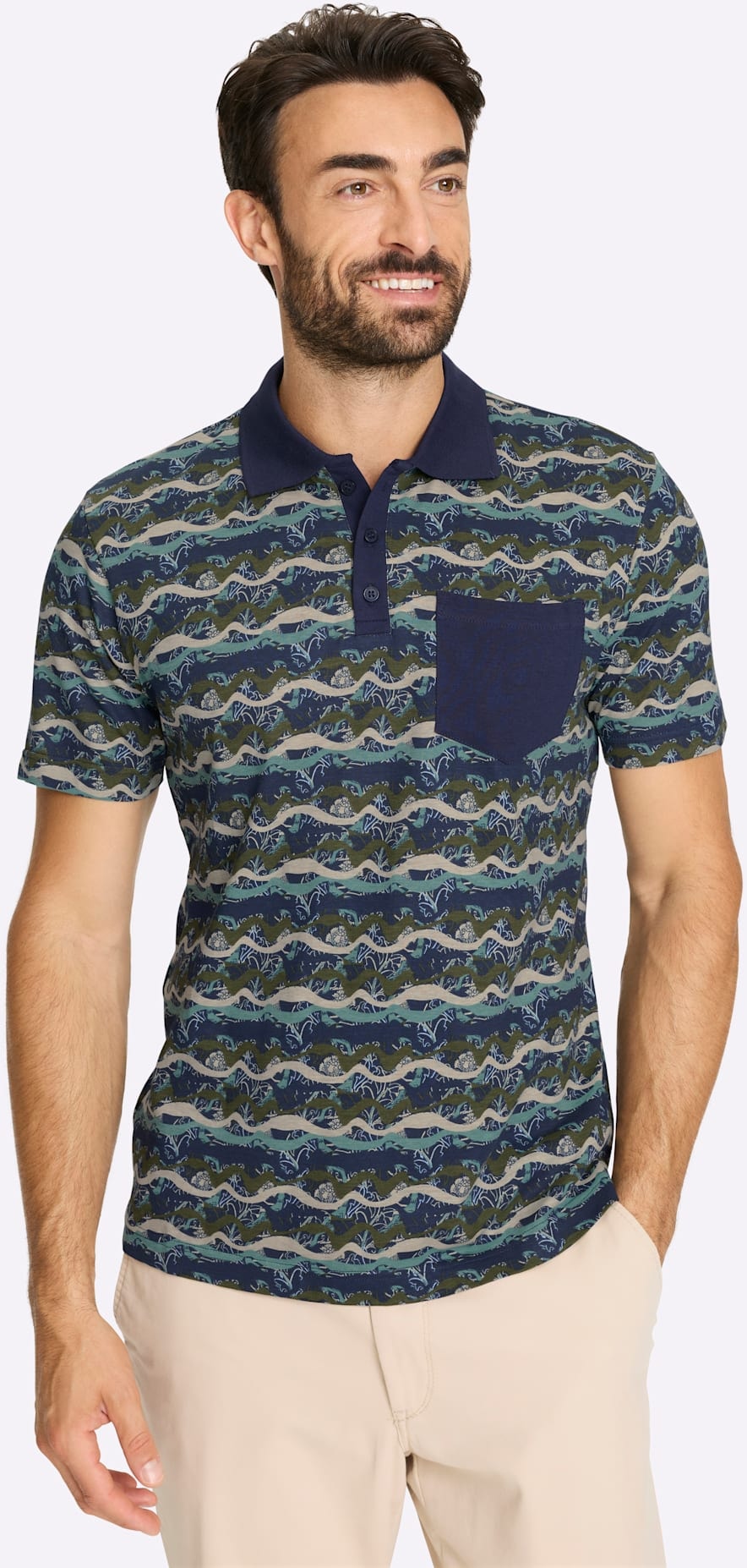 Marco Donati T-shirt à manches courtes »Kurzarm-Poloshirt«, 1 pièces

