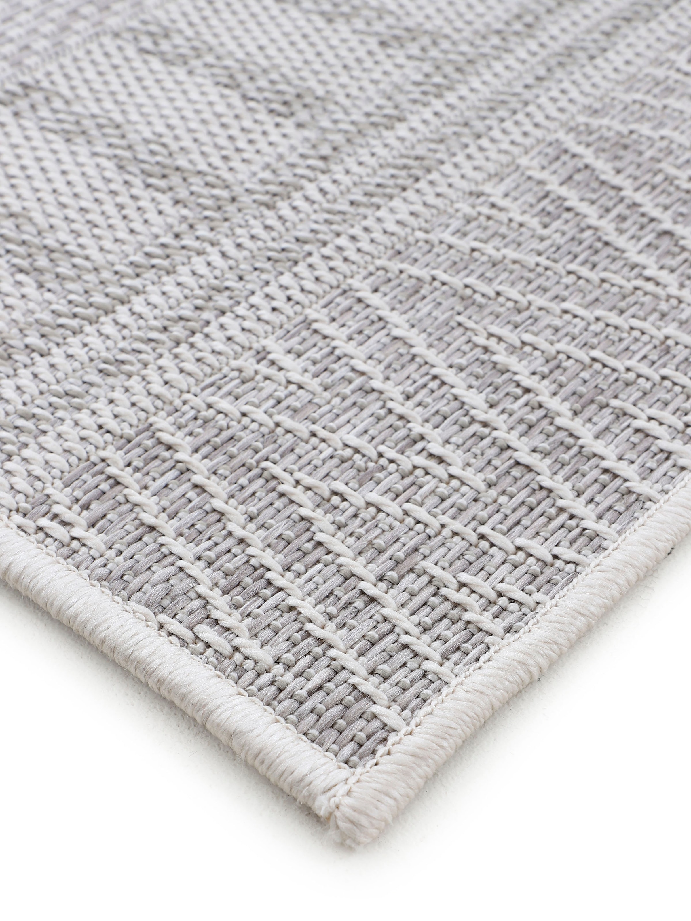carpetfine Läufer »Boho 100«, rechteckig, 4 mm Höhe, robustes Flachgewebe, Sisal Optik, UV-beständig, Aussenbereich