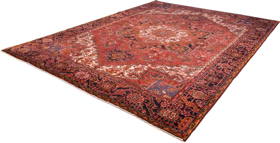 Image of morgenland Orientteppich »Perser - Nomadic - 343 x 256 cm - dunkelrot«, rechteckig, 10 mm Höhe, Wohnzimmer, Handgeknüpft, Einzelstück mit Zertifikat bei Ackermann Versand Schweiz