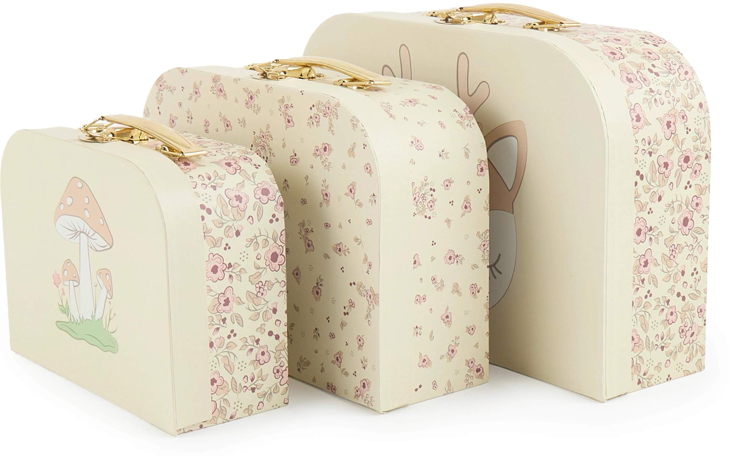 BIECO Spielwerkzeugkoffer »Ella vintage flowers 3er Set«