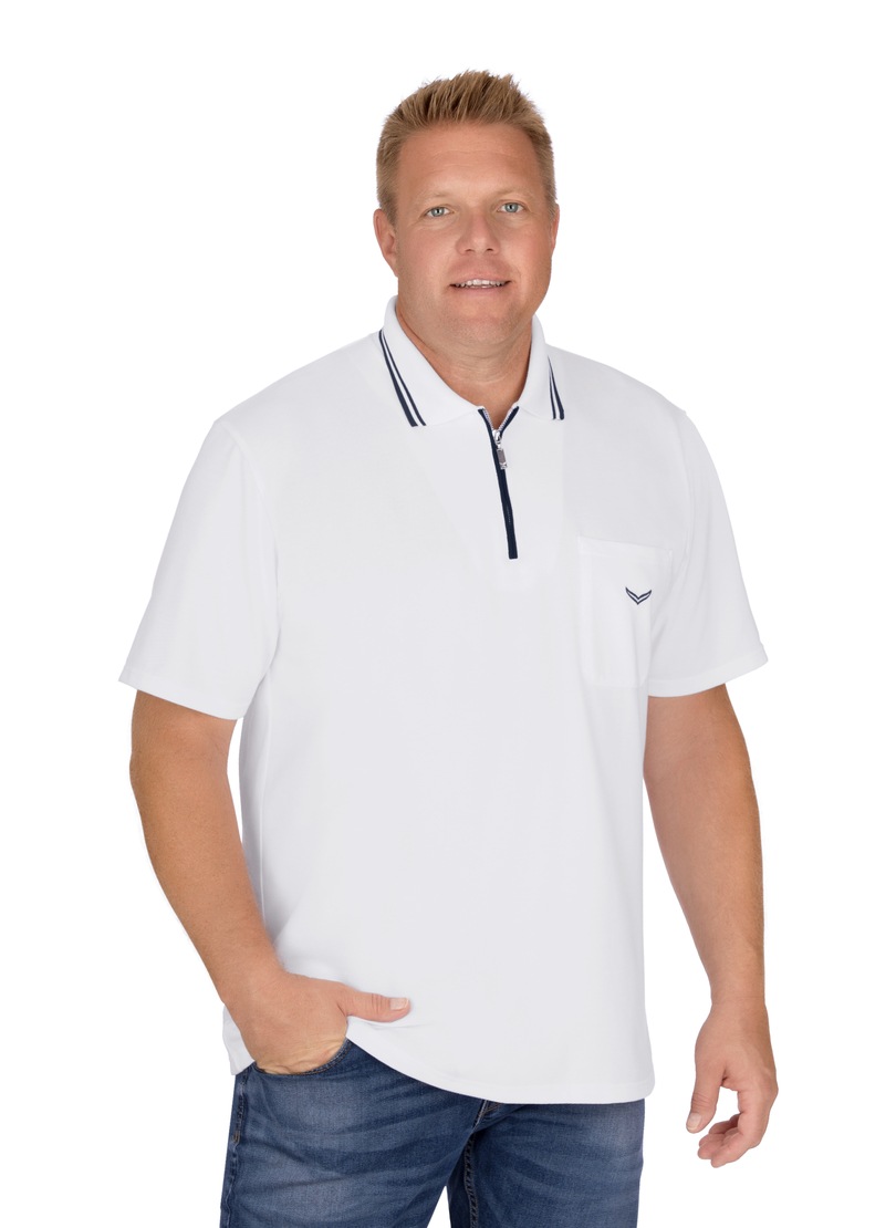 Image of Trigema Poloshirt, mit Reissverschluss bei Ackermann Versand Schweiz