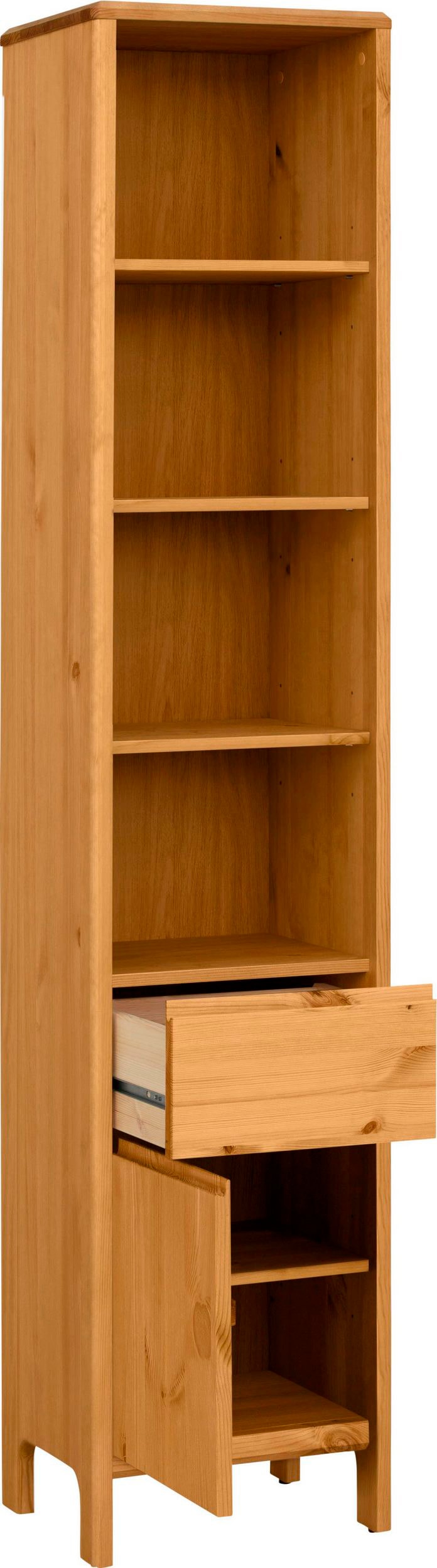 GOODproduct Hochschrank »Jorrick«, Breite 40 cm, Massivholz Kiefer mit Bio Öl/Wachs behandelt