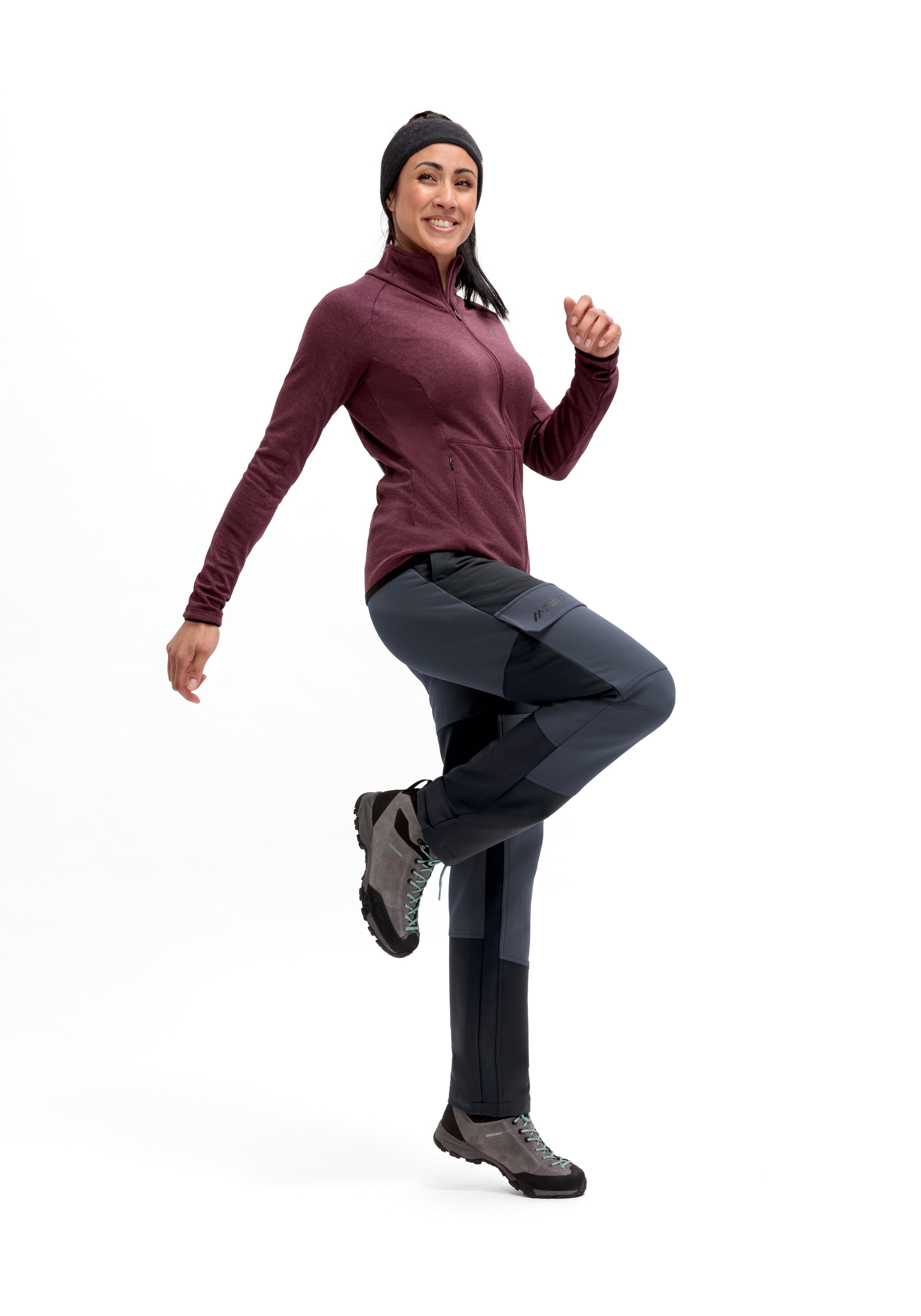 Maier Sports Outdoorhose »DA-HOSE EL. FLEECEFLEX W«  mit mSTRETCH Tec 4, wasserabweisend, aus Polyester und Elasthan