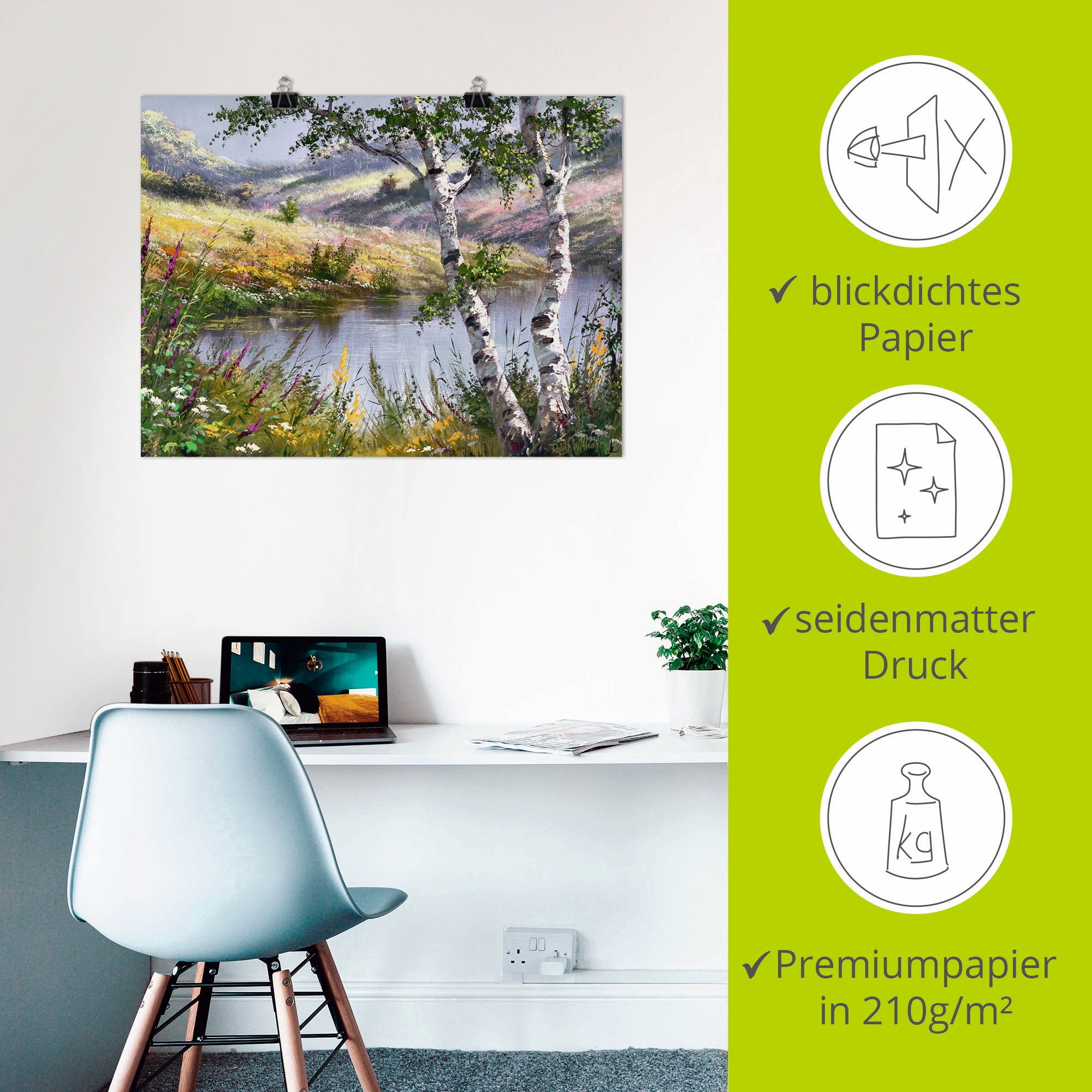 Artland Fresque murale »Nach einem Sturm« 1 cuis tlg. als Leinwandbild, Poster in verschied. Grössen