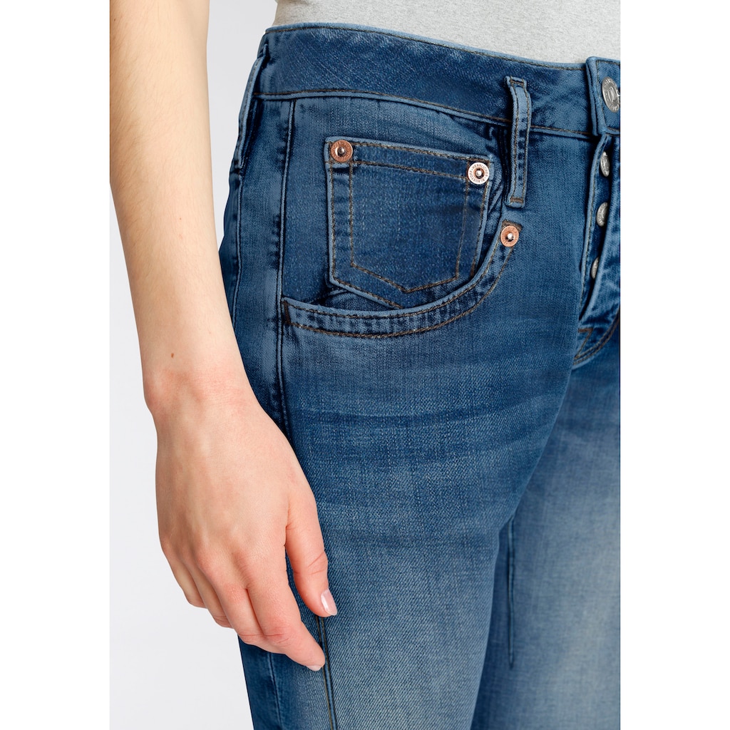Herrlicher Boyfriend-Jeans »SHYRA CROPPED ORGANIC«
