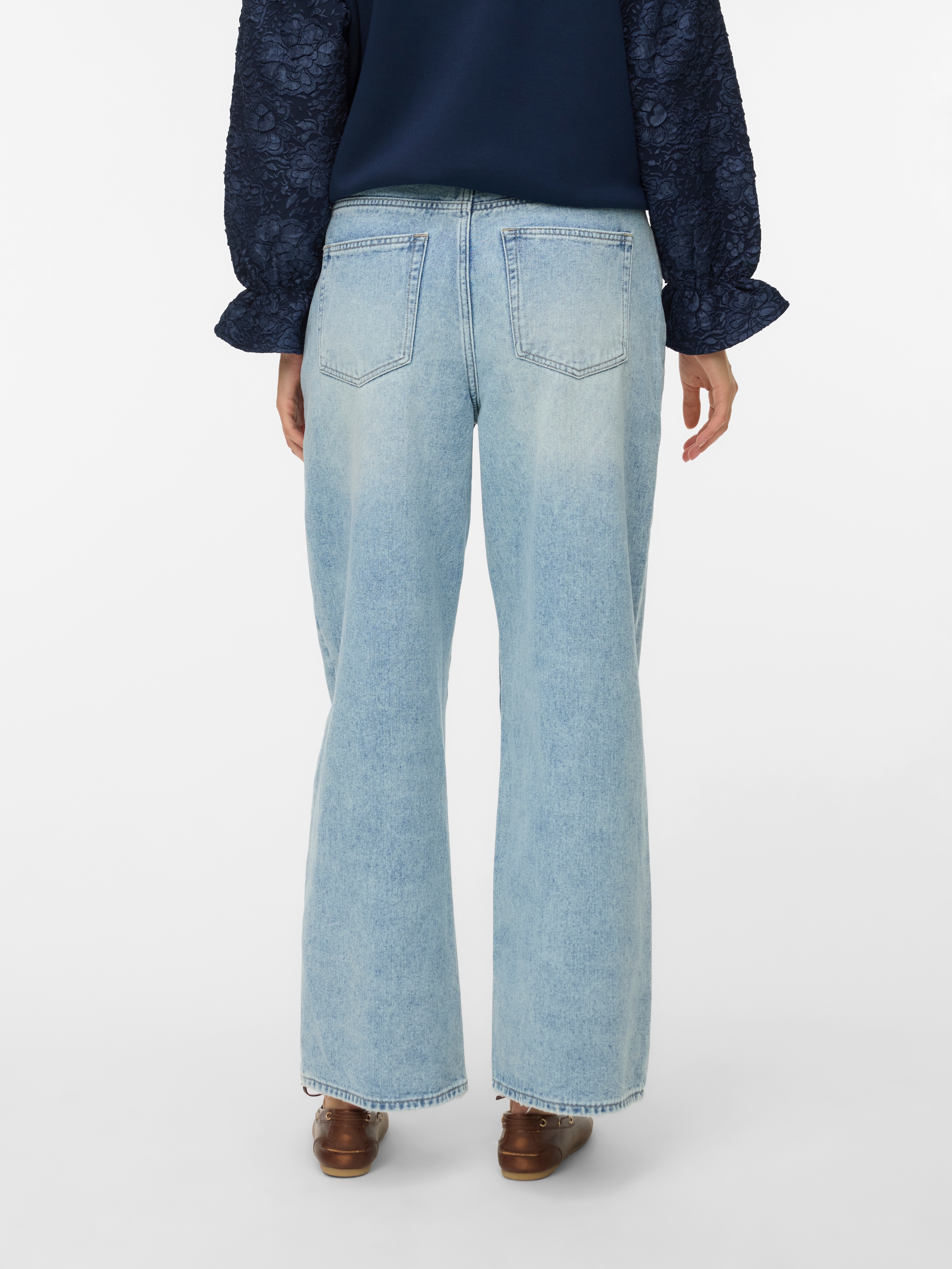 Vero Moda Weite Jeans »VMWIEN MR WIDE BELT JEANS SI338 NOOS«