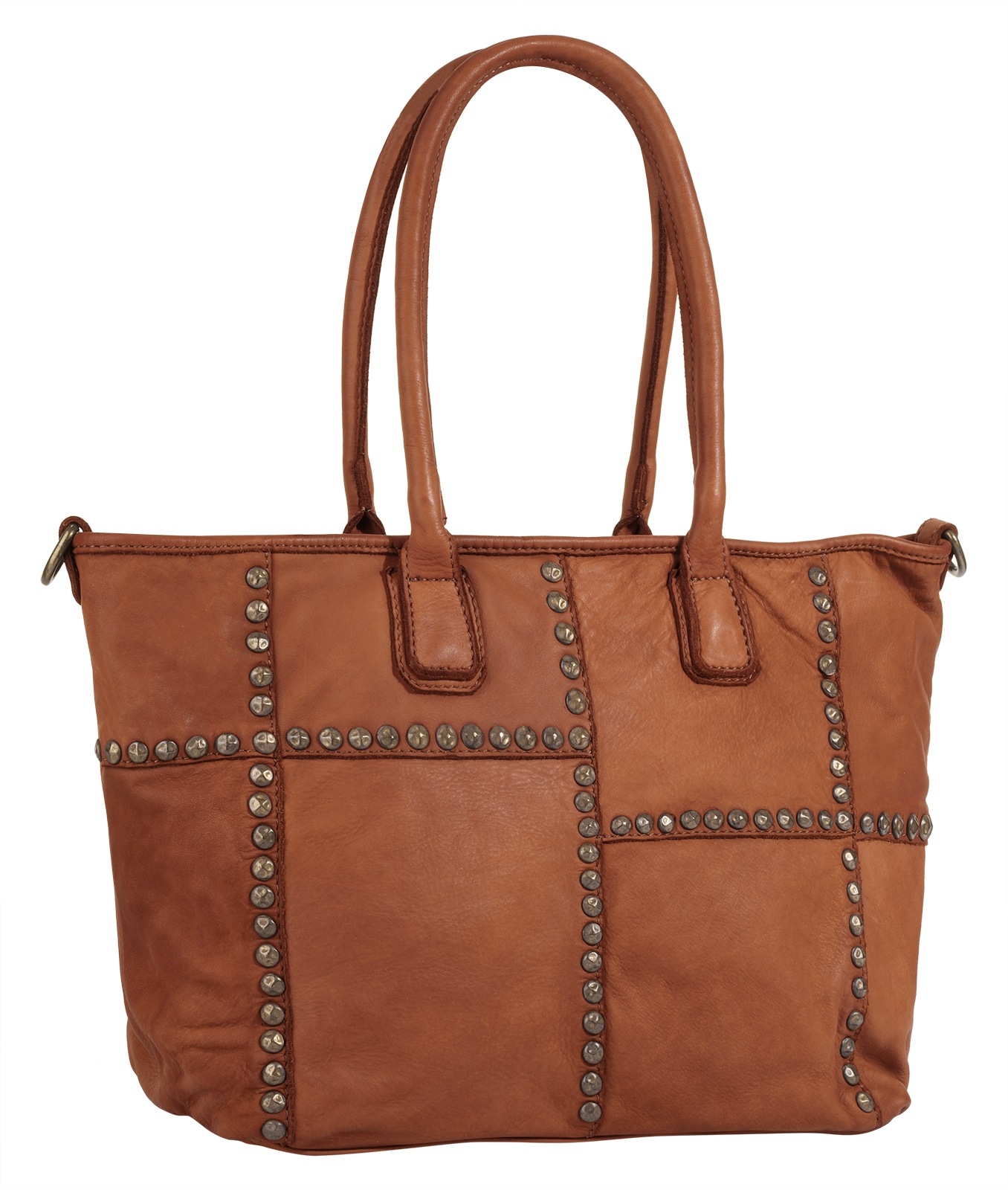 Samantha Look Shopper echt Leder, Made in Italy