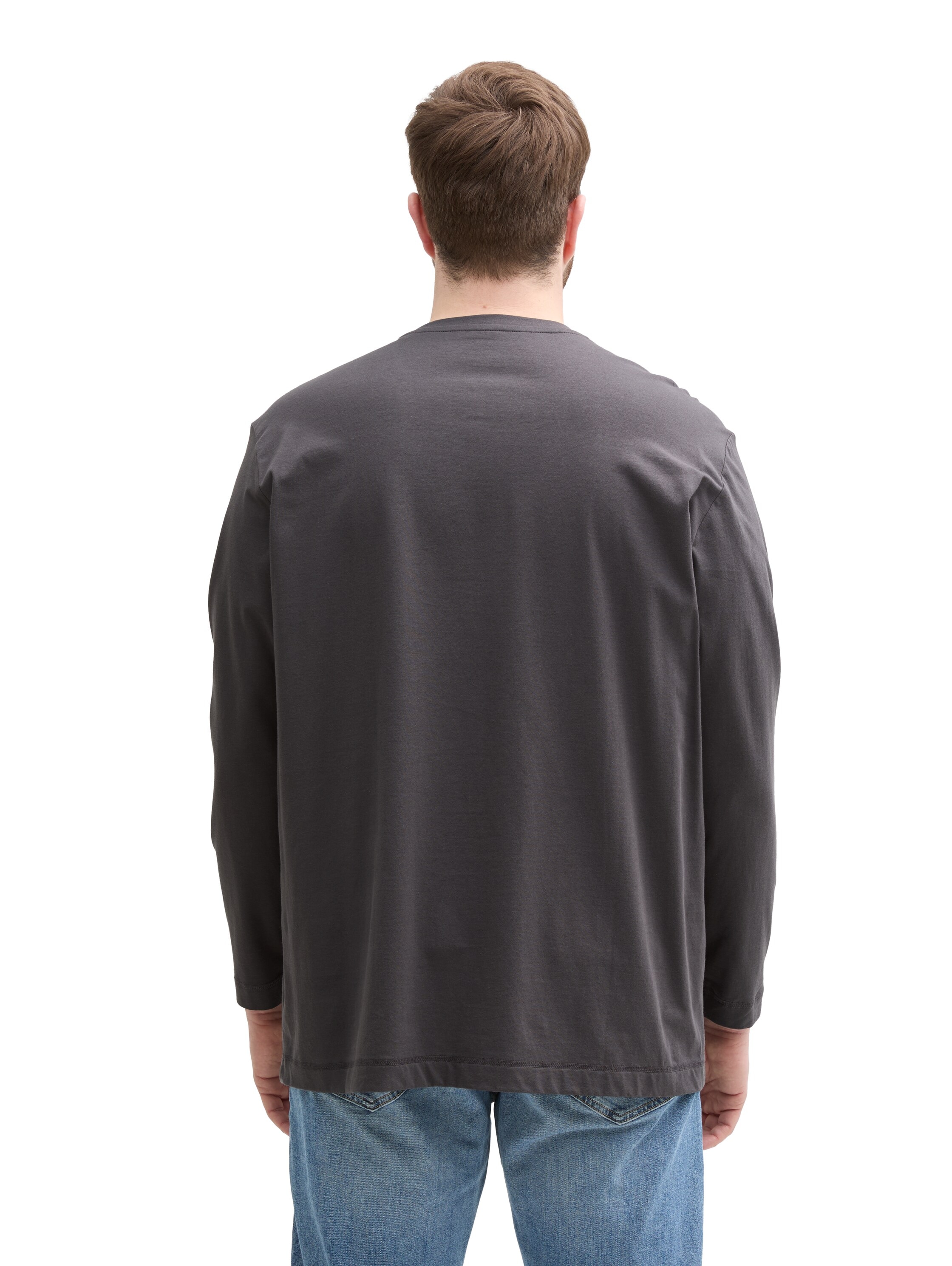 TOM TAILOR PLUS T-shirt à manches longues mit Logo-Stickerei