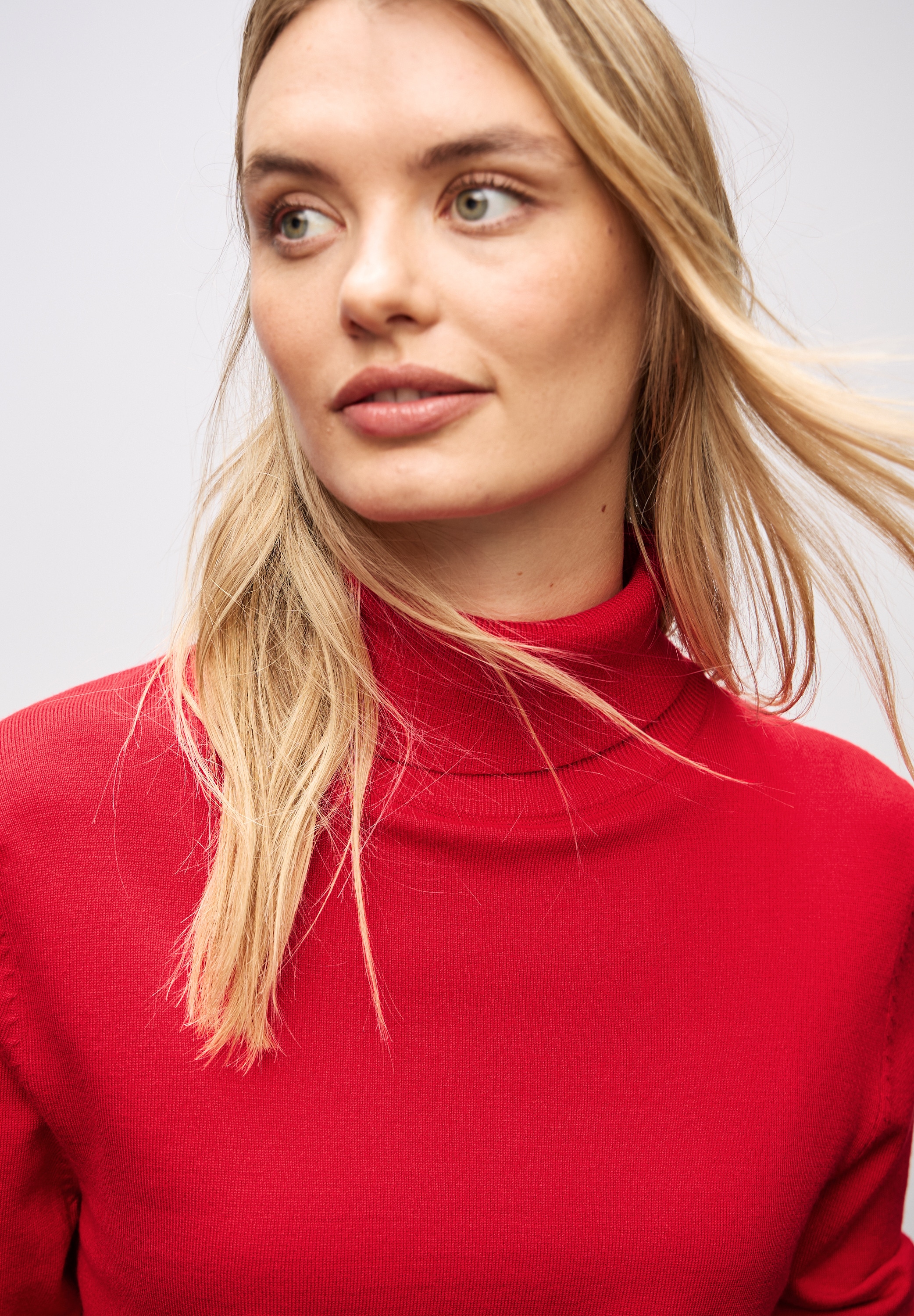 STREET ONE Pull à col roulé mit Viskose