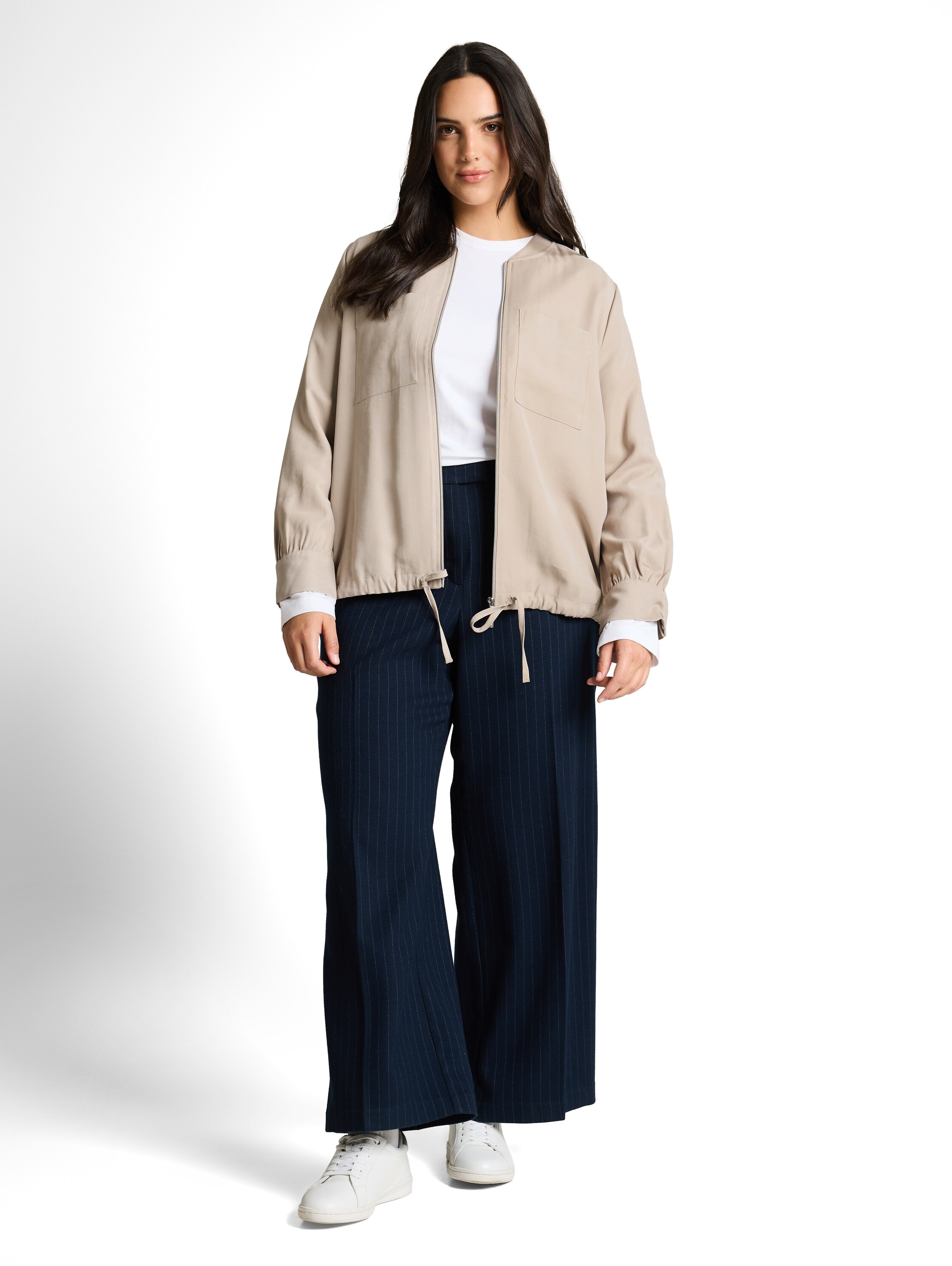 TOM TAILOR PLUS Veste blazer avec cordon de serrage