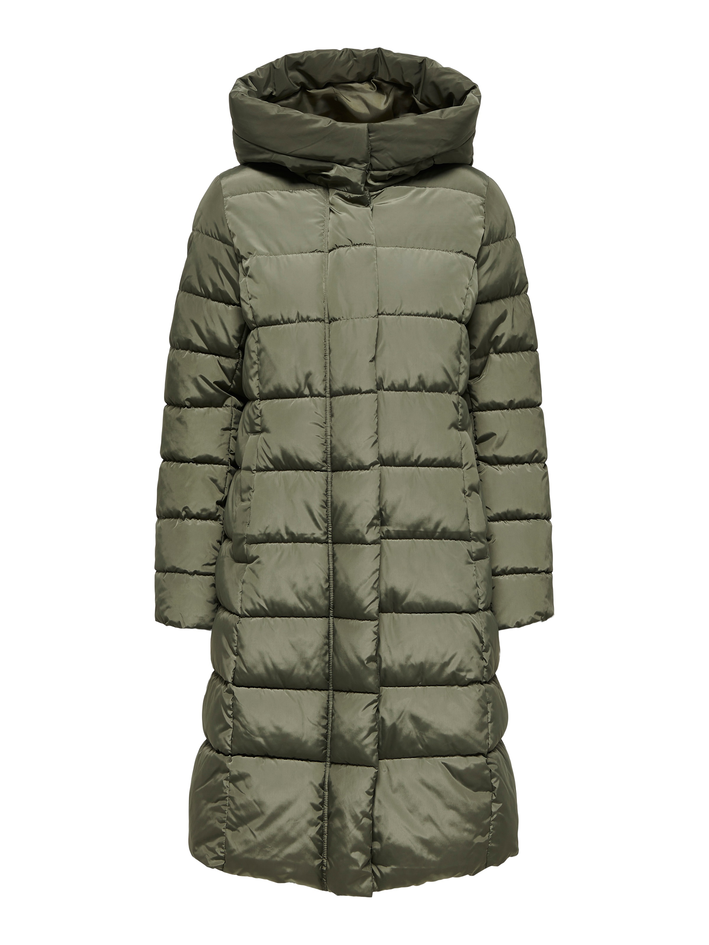 ONLY Steppmantel »ONLTINA – Puffermantel mit Premium-Füllung und verdecktem Zipper« regular fit, casual, Steppware, Kunstfaser, hochschliessend