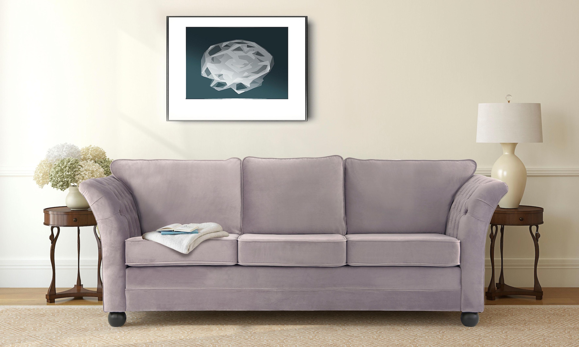 Image of Home affaire 3-Sitzer »Pajero«, mit Knopfheftung an den Armlehn-Innenseiten, Keder bei Ackermann Versand Schweiz