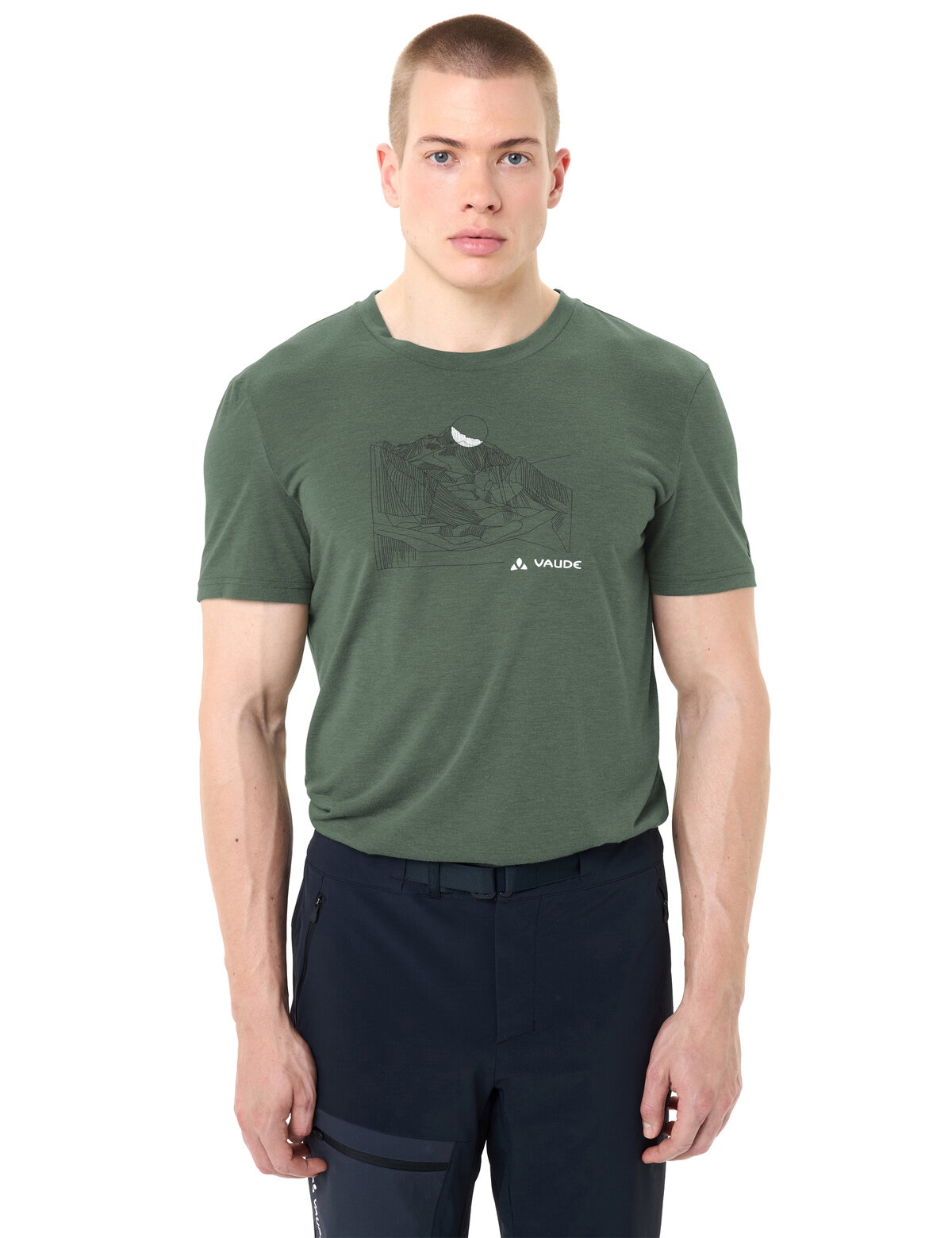 VAUDE Funktionsshirt »MEN'S TEKOA T-SHIRT III« sportliche Passform, Kurzarm, für Sport und Outdoor