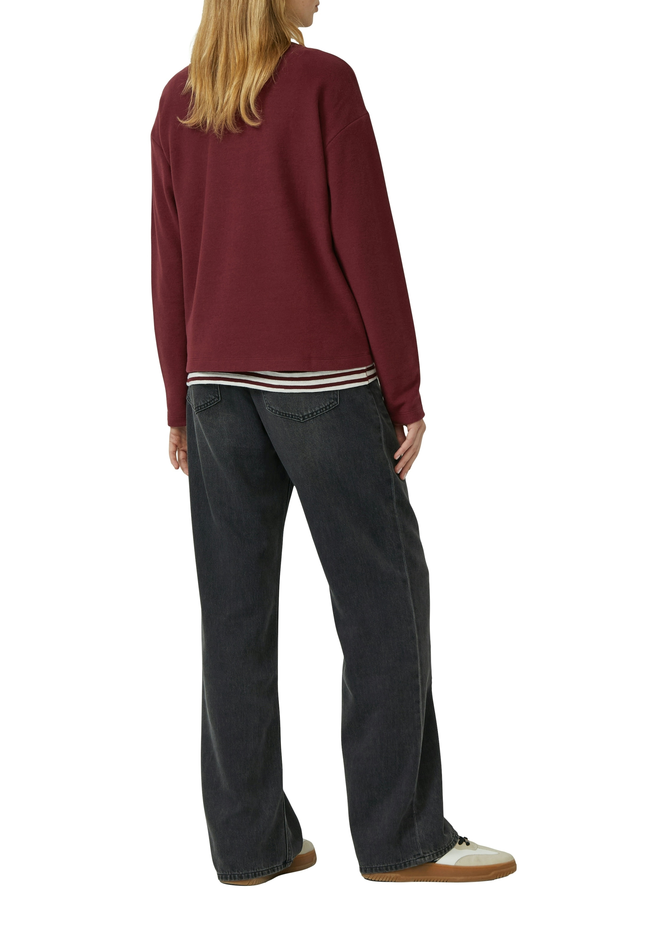 s.Oliver Sweat-shirt , avec bord-côte
