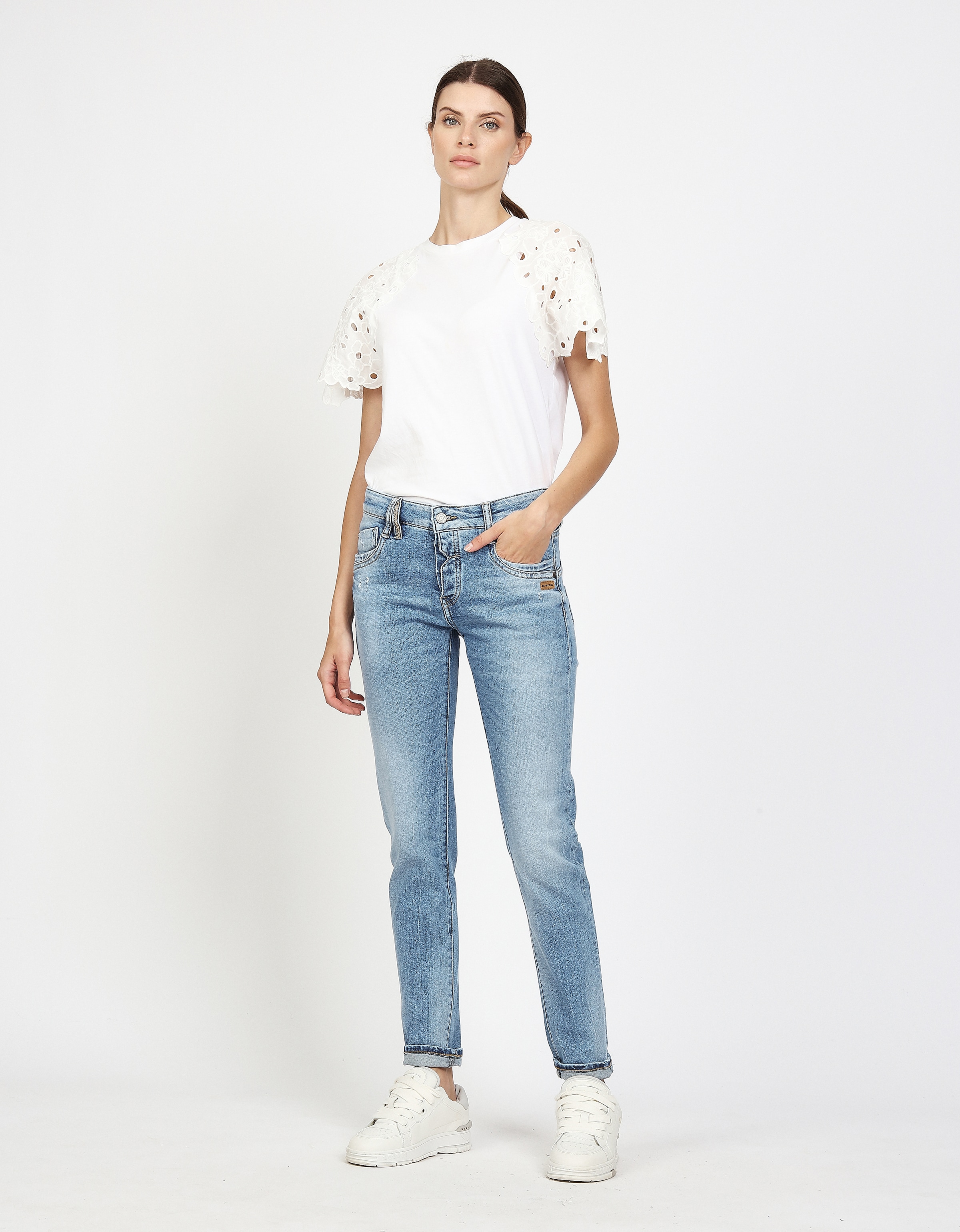 GANG Relax-fit-Jeans »94GERDA« elastische Denimqualität für hohen Tragekomfort
