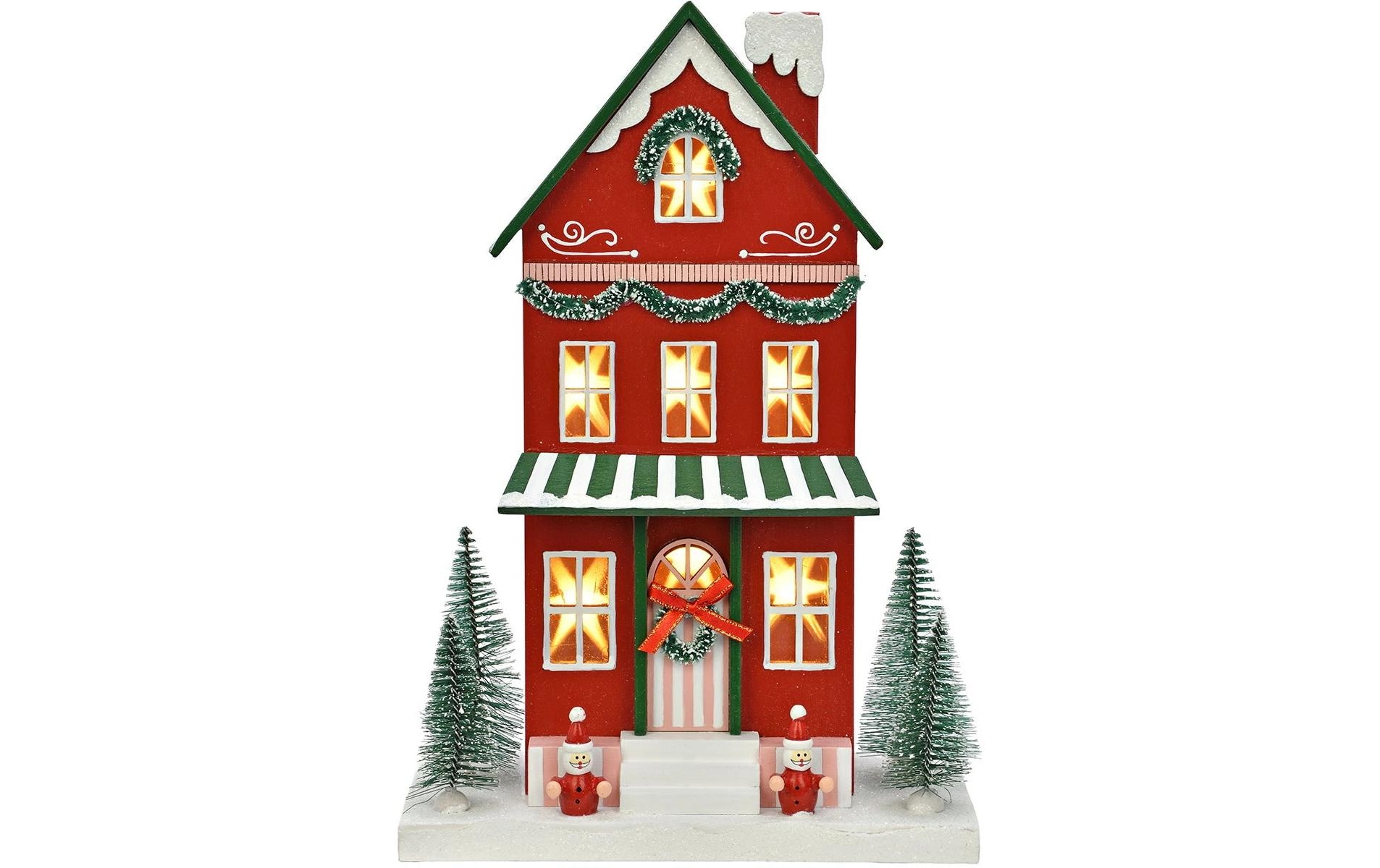 G.Wurm Weihnachtsfigur »Aufsteller Weihnachtshaus 23 x 12 x 34 cm«