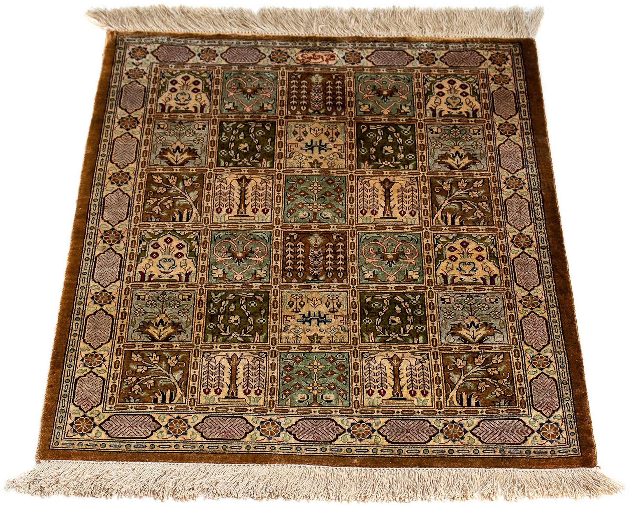 Image of morgenland Orientteppich »Perser - Ghom - 75 x 54 cm - mehrfarbig«, rechteckig, 10 mm Höhe, Wohnzimmer, Handgeknüpft, Einzelstück mit Zertifikat bei Ackermann Versand Schweiz