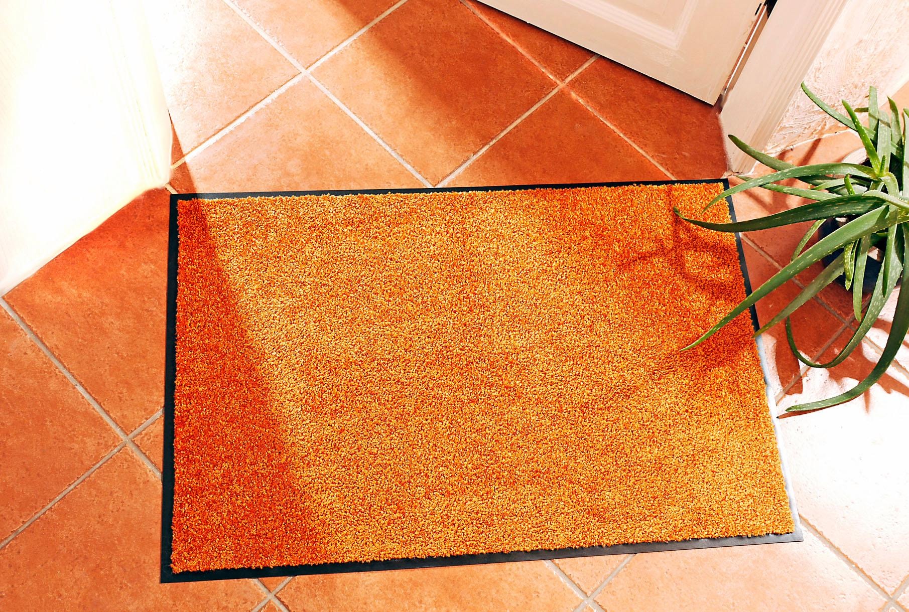 HANSE Home Fussmatte »Wash & Clean«, rechteckig, 7 mm Höhe, Schmutzfangmatte, Türmatte, In- und Outdoor, Teppich, Läufer, waschbar