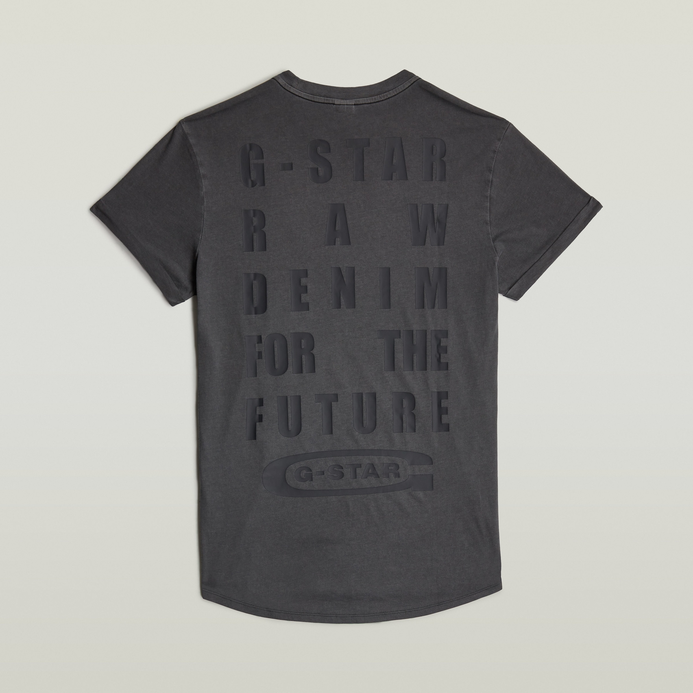 G-STAR T-Shirt »Text Back Overdyed Lash«, mit grossem Backprint