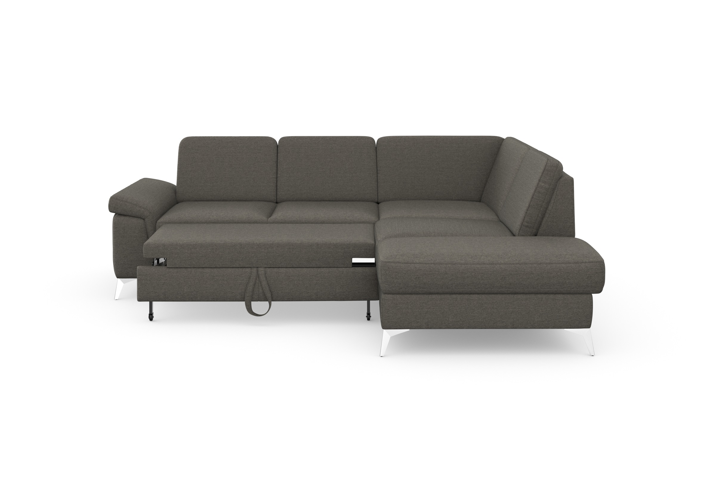 sit&more Ecksofa »Padua L-Form«, inklusive Sitztiefenverstellung, Armteilfunktion und Federkern