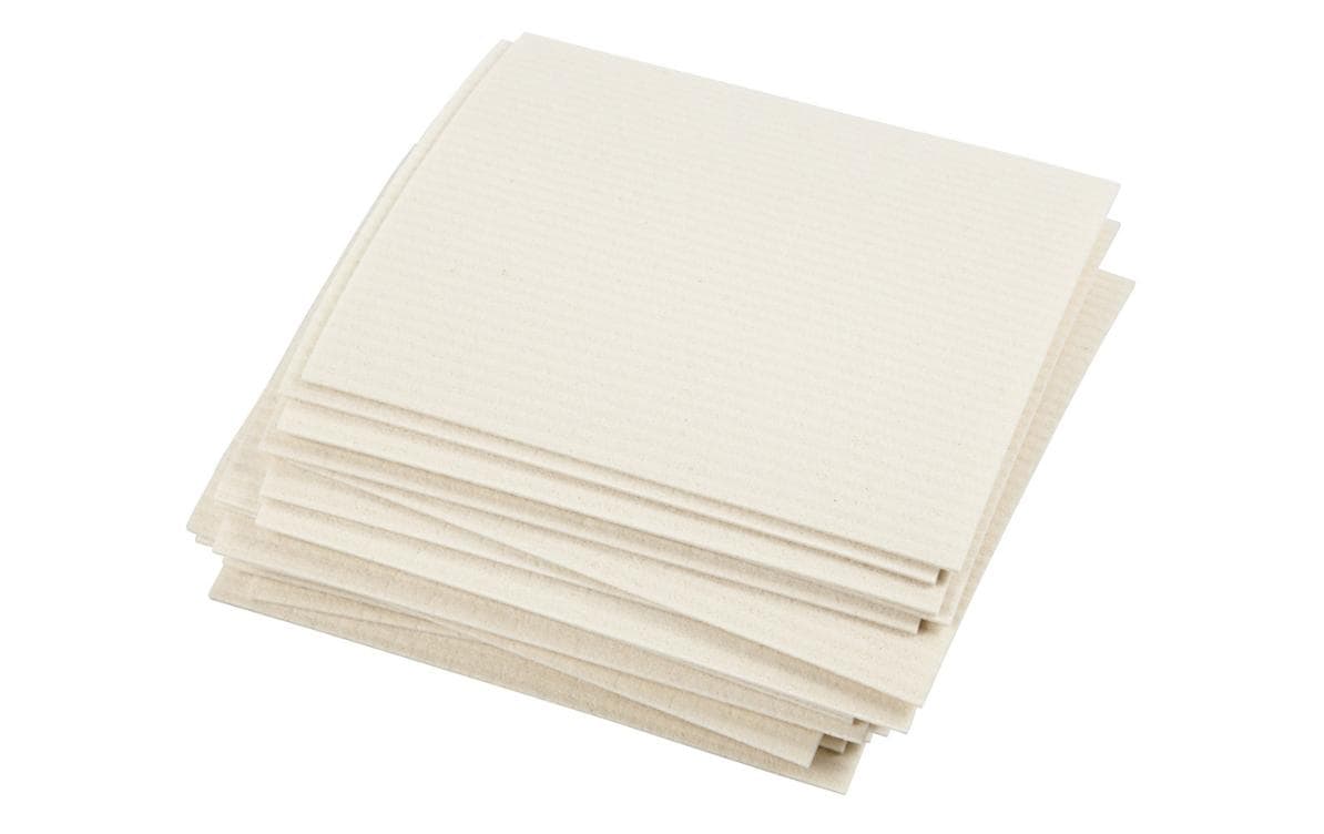 creativ company Geschirrtuch »Grösse: 17 x 45065 cm, Crème,«, (20 tlg.)