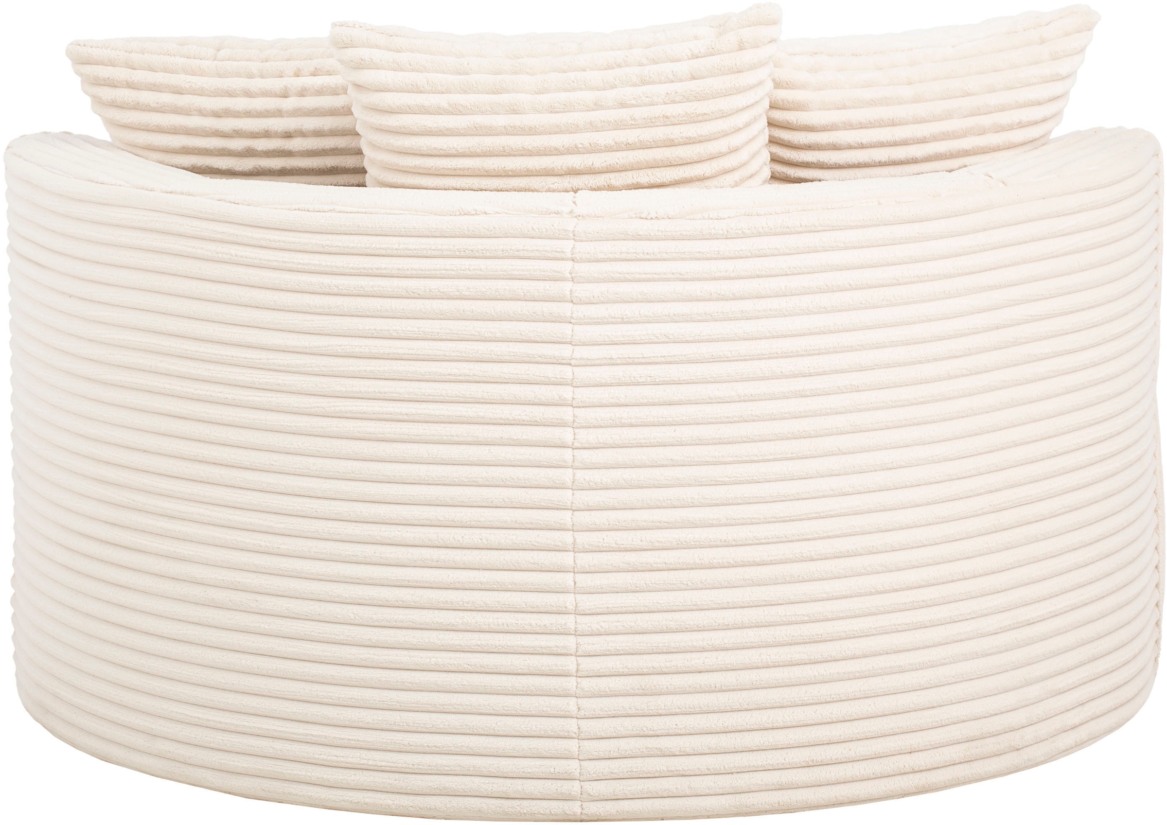 LeGer Home by Lena Gercke XXL-Sessel »Isalie, Lesesessel, Loveseat, inklusive Zierkissen«, extra grosse Sitzfläche, optional mit Hocker, Cord, Samt, Bouclé