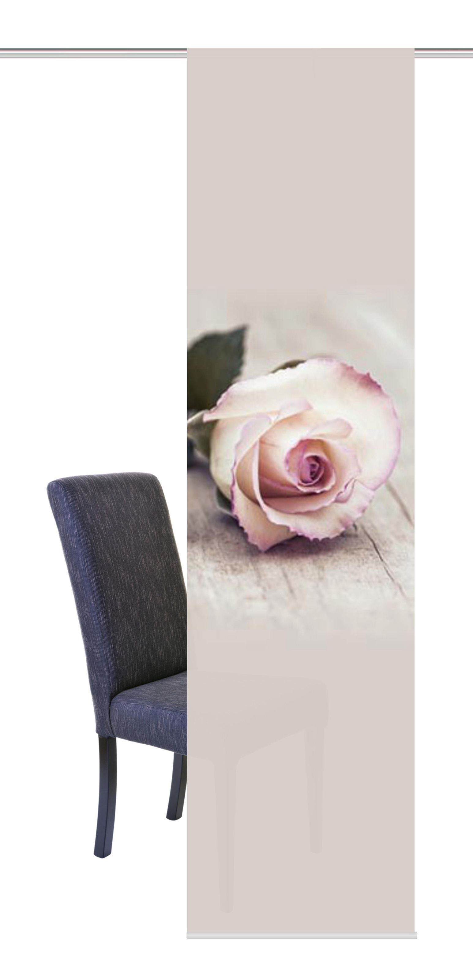 Image of HOME WOHNIDEEN Schiebegardine »ROSY«, (1 St.), HxB: 245x60, inkl. Befestigungszubehör bei Ackermann Versand Schweiz