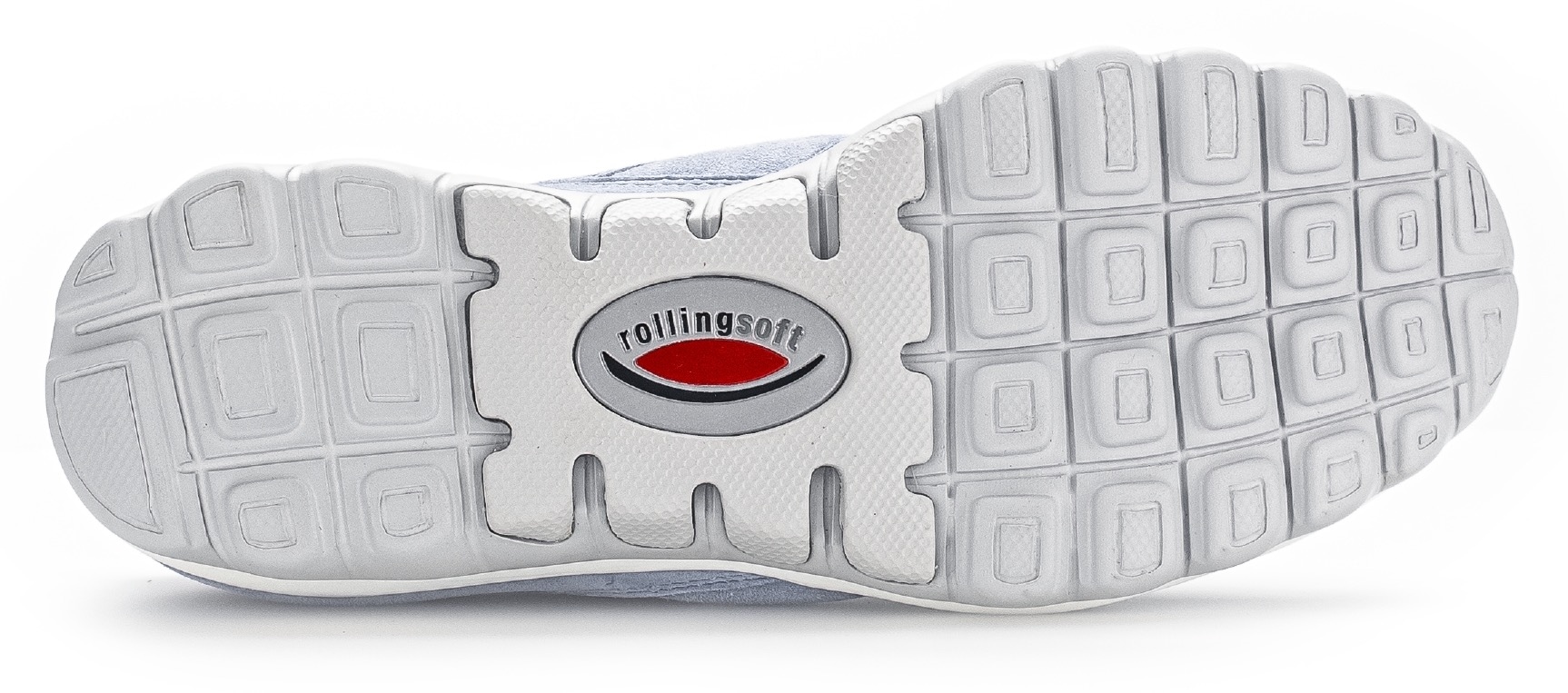 Gabor Rollingsoft Keilsneaker, Freizeitschuh, Halbschuh, Schnürschuh mit OPTIFIT-Wechselfussbett