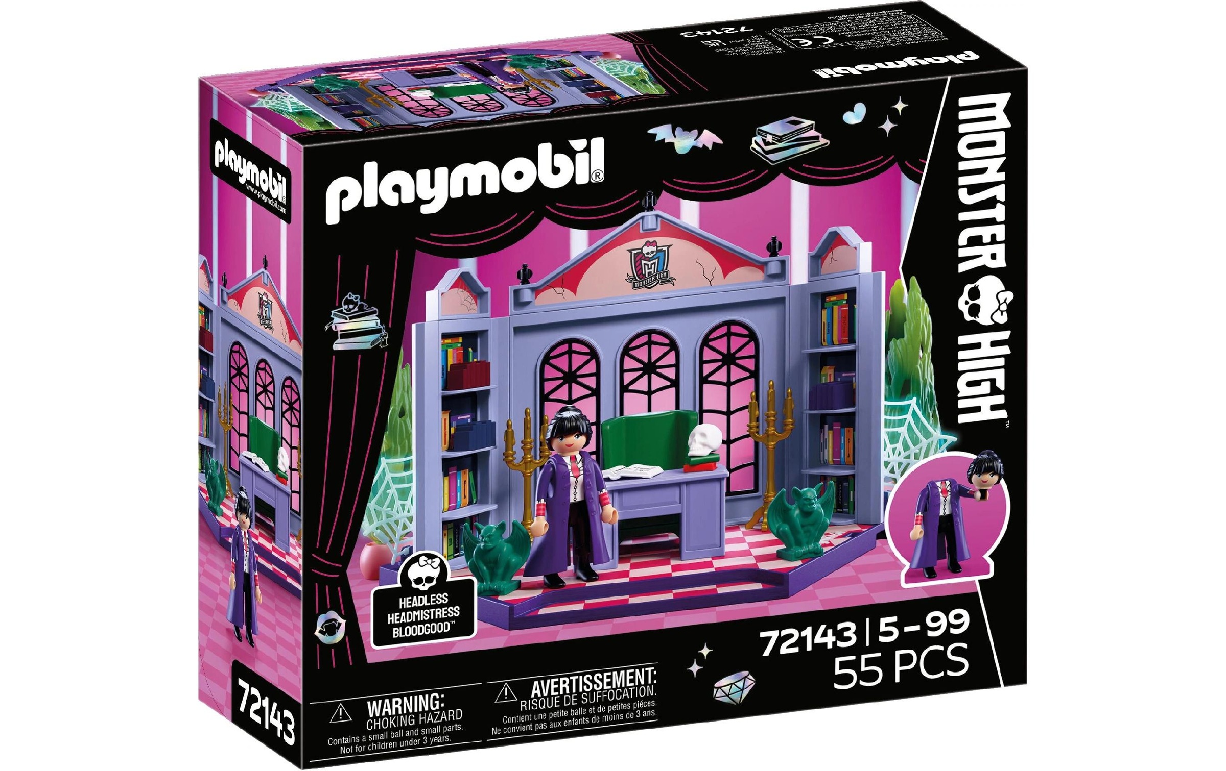 Image of Playmobil Konstruktions-Spielset "Bloodgoods BüroTM (72143), Monster High™" Made in Europe
