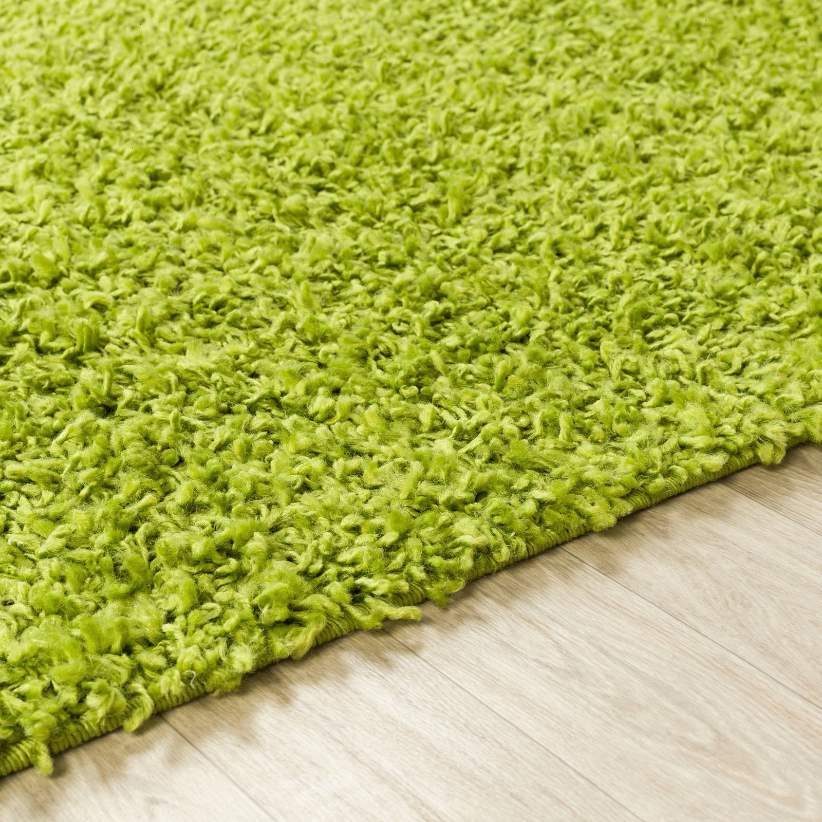 Surya Hochflor-Teppich »UNI CHIC 2307«, rechteckig, Flauschig, Langflor, Weich, Wohnzimmer Flurteppich, Grün