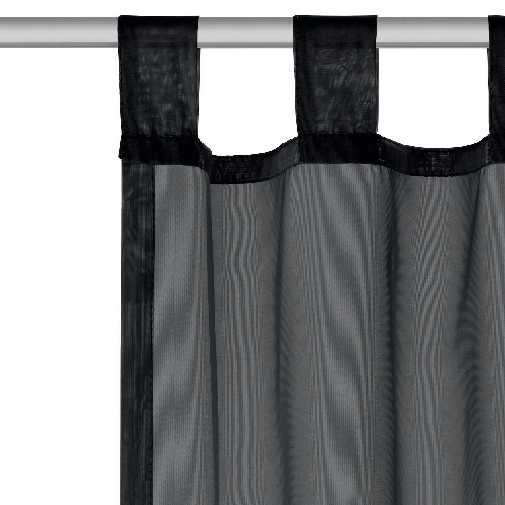 GOODproduct Gardine »XANA« Schlaufen 1 Stk. tlg. Bestseller, einfarbig, 1 Schal, pflegeleicht, preiswert!