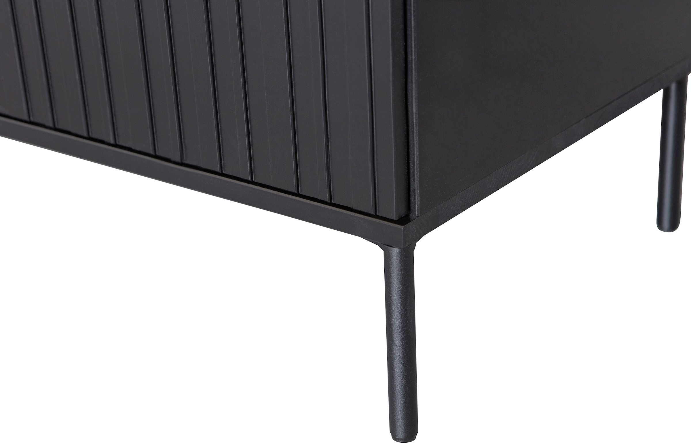 WOOOD Sideboard »New Gravure FSC® Mix holz mit Druckmechanismus H 56 x B 150 x T 44 cm« Kommode Höhe 56 cm, mit grafischen Relieftüren, viel Stauraum