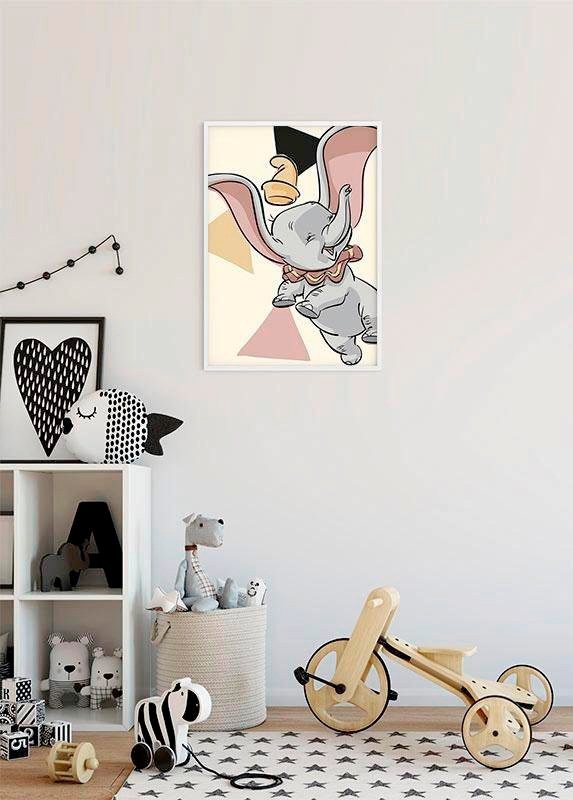 Komar Bild »Dumbo Angles«, Disney, (1 St.), Wandbild zur Dekoration im Kinderzimmer - ohne Rahmen