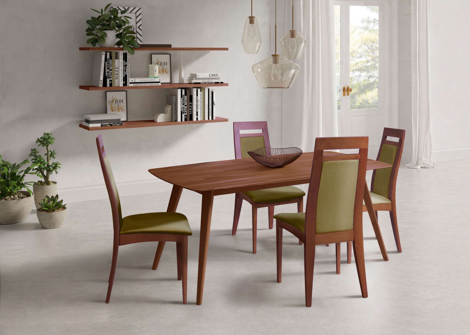 Home affaire Chaise de salle à manger »CLIO« () 2 cuisChaise avec tissu déperlant