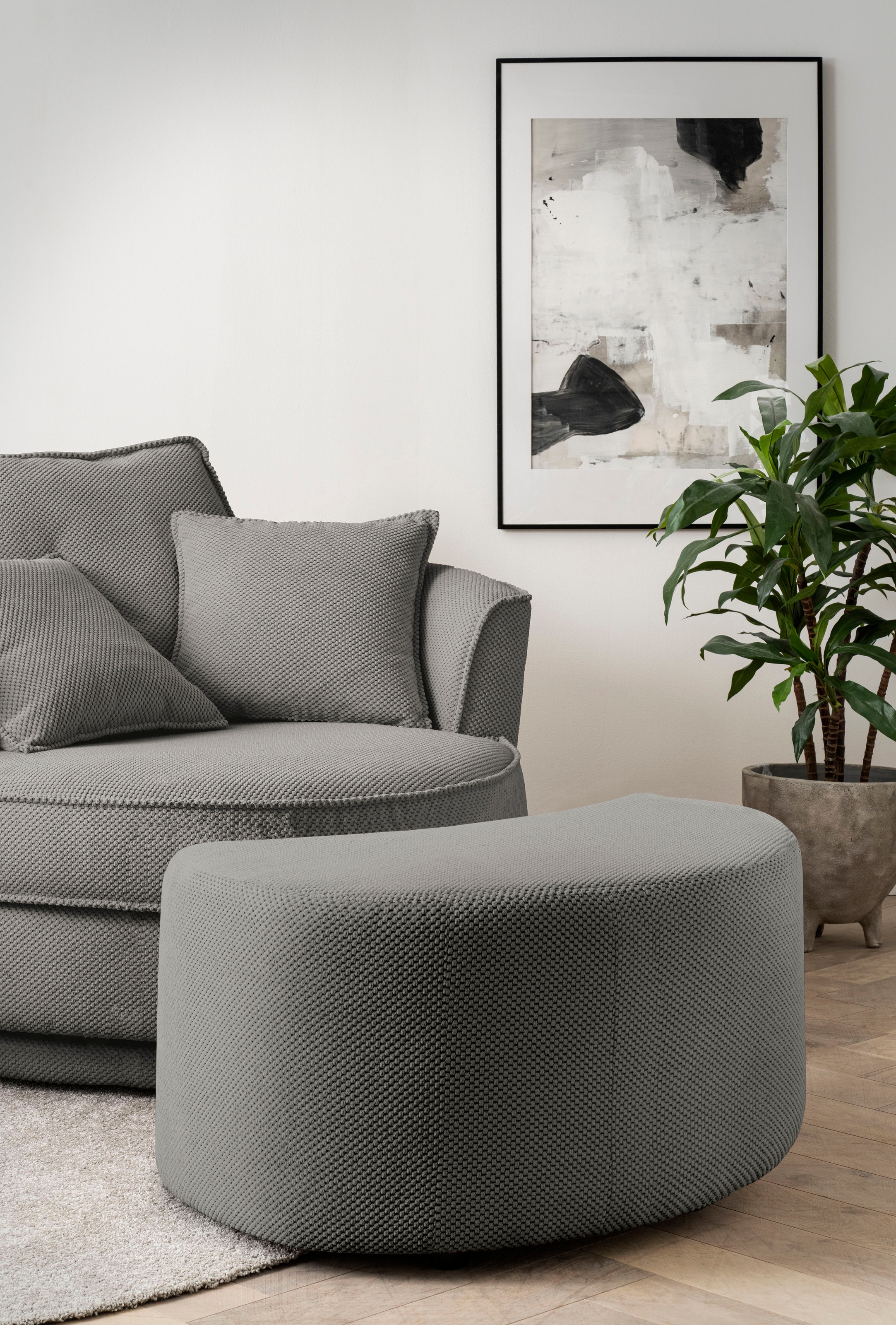 Home affaire Tabouret »MAISIE« complément adapté au fauteuil pivotant MAISIE, disponible en 3 couleurs