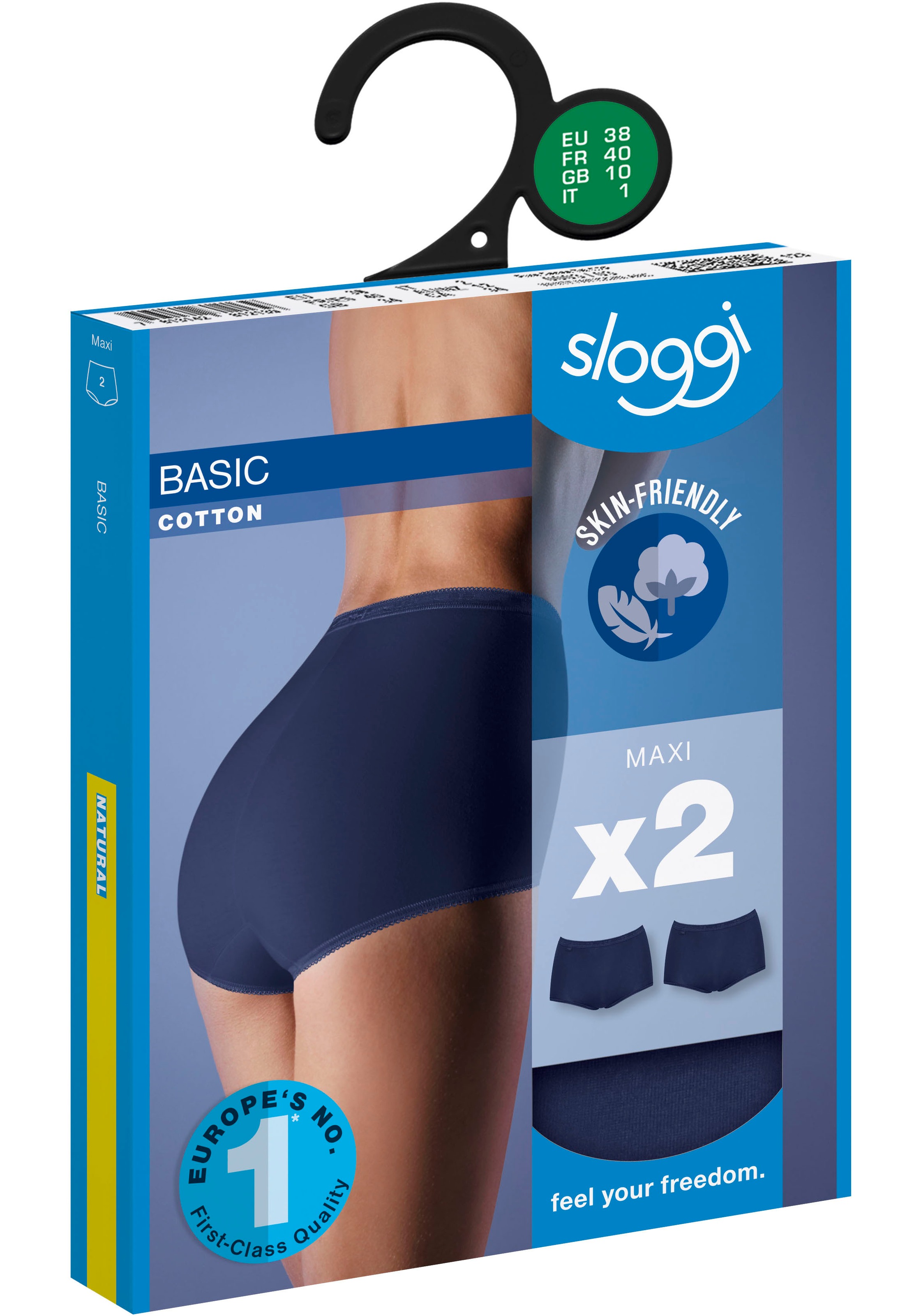 Acheter Sloggi Slip »Basic H Maxi 2P«, (Packung, 2 St., 2er-Pack)  maintenant