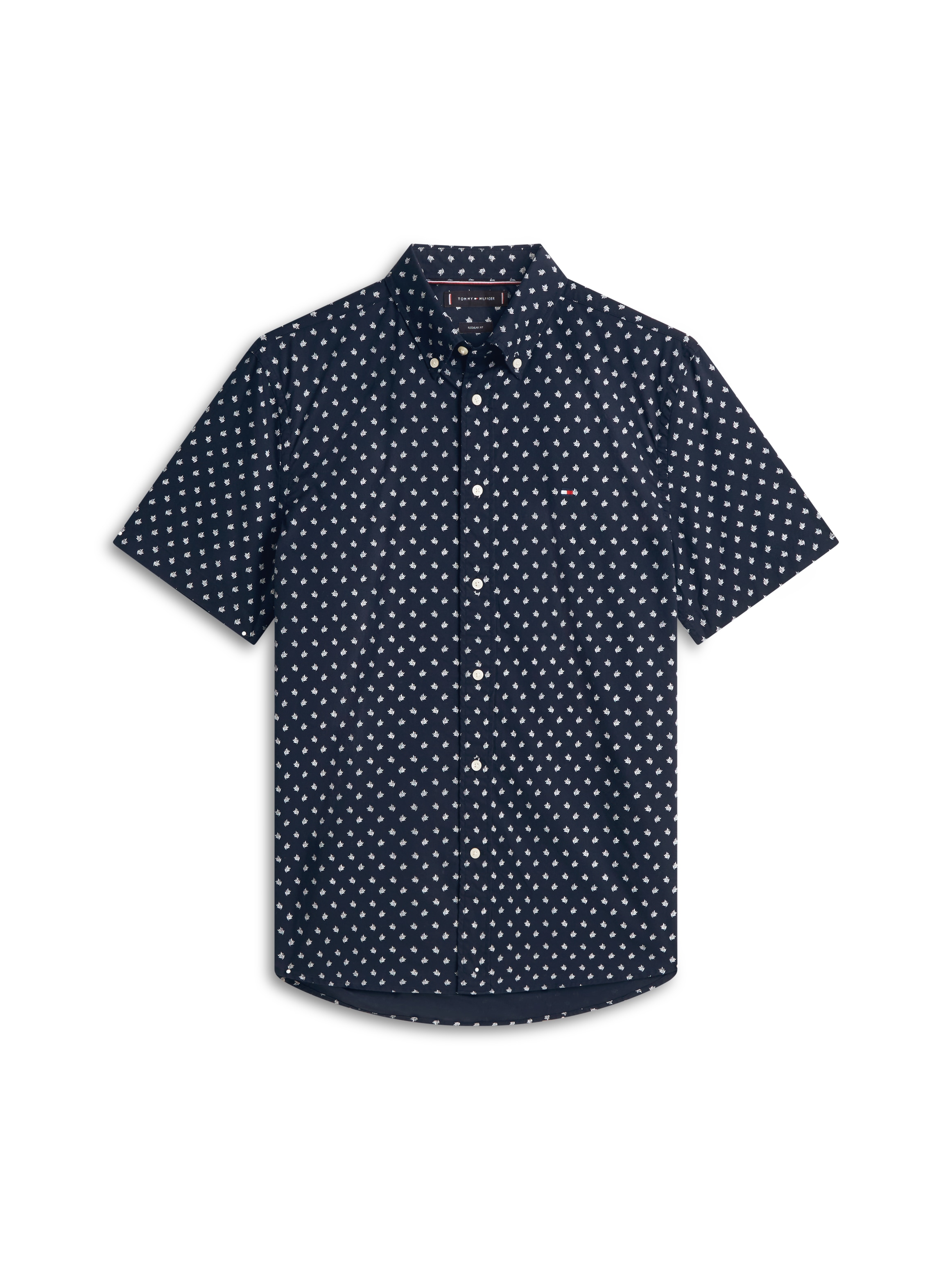 Tommy Hilfiger Chemise à manches courtes »FLEX POPLIN PRINT Regular Fit«