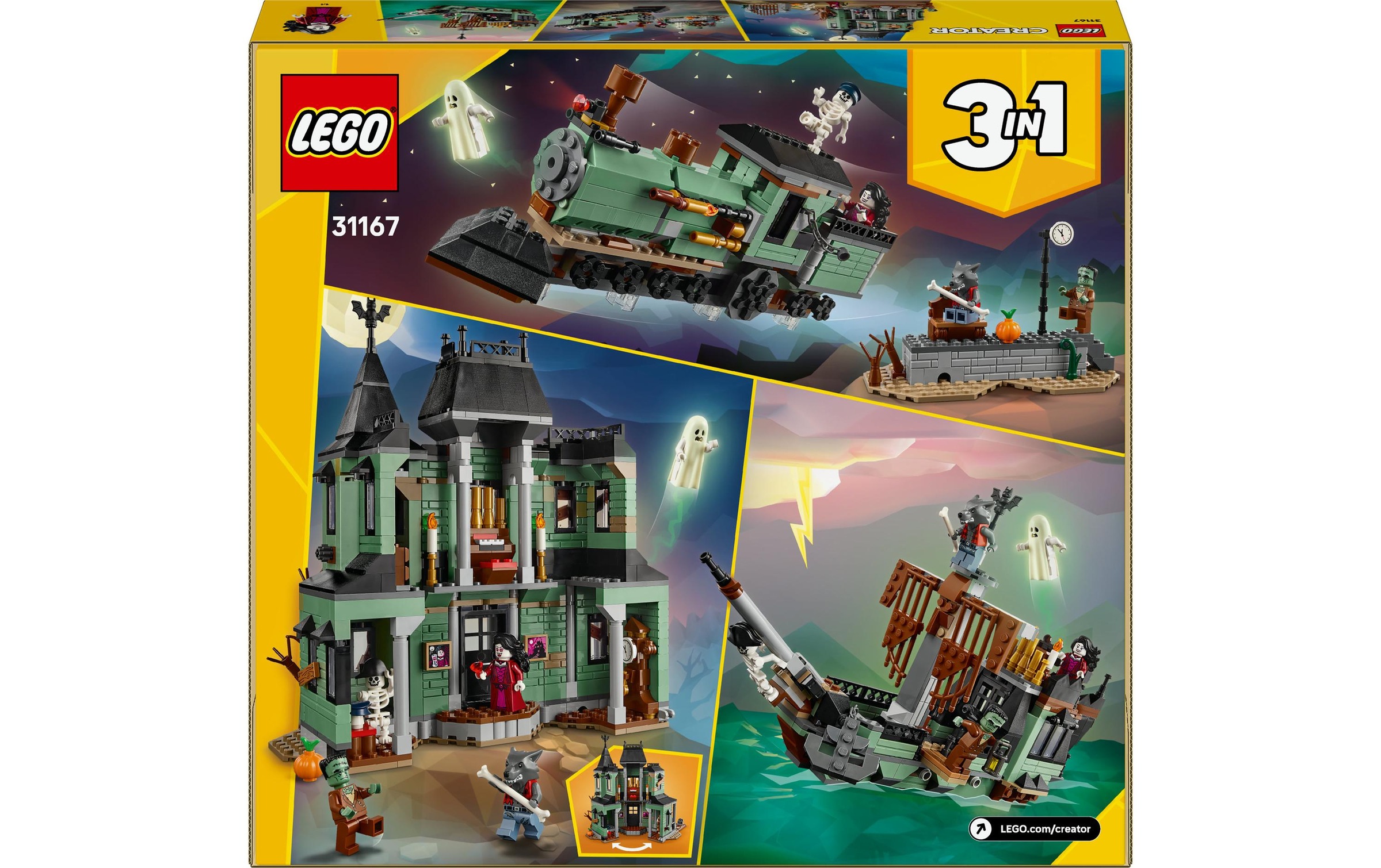 LEGO® Briques de jeu »LEGO® Creator Geisterhaus 31167«