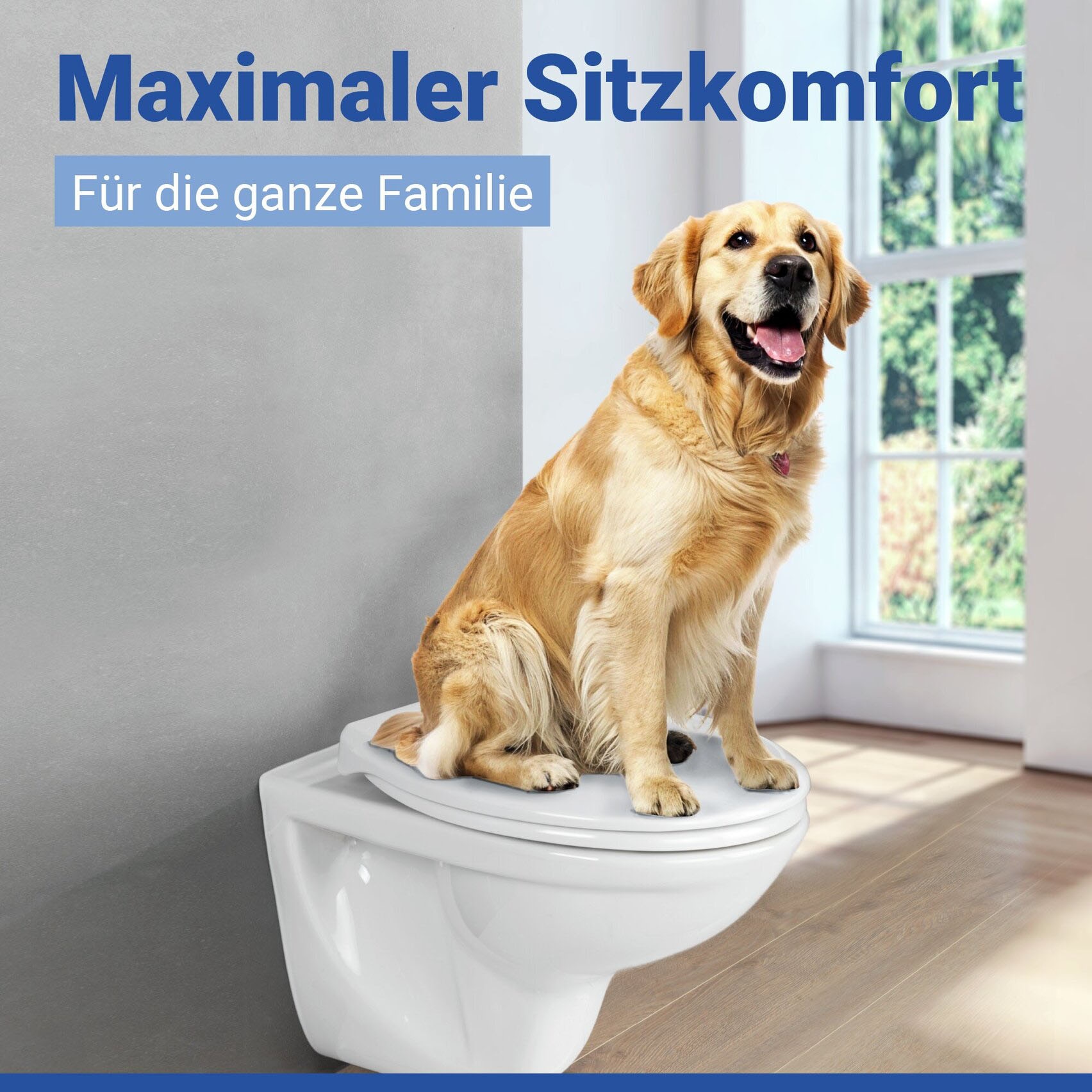 WENKO WC-Sitz »Gubbio« Duroplast, mit Absenkautomatik