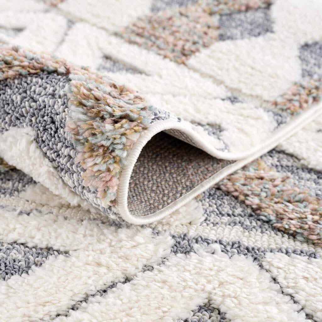 Carpet City Hochflor-Teppich kaufen Rauten 3D-Effekt, weich, rechteckig, besonders »Focus günstig Boho-Teppich, Design 3050«