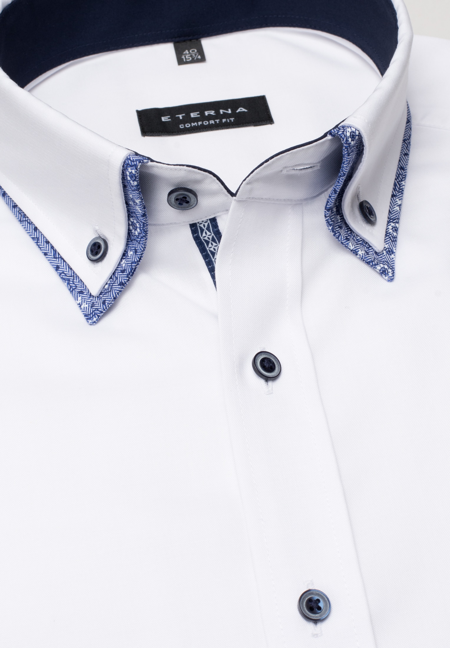 Eterna Langarmhemd »COMFORT FIT« NON IRON (bügelfrei)