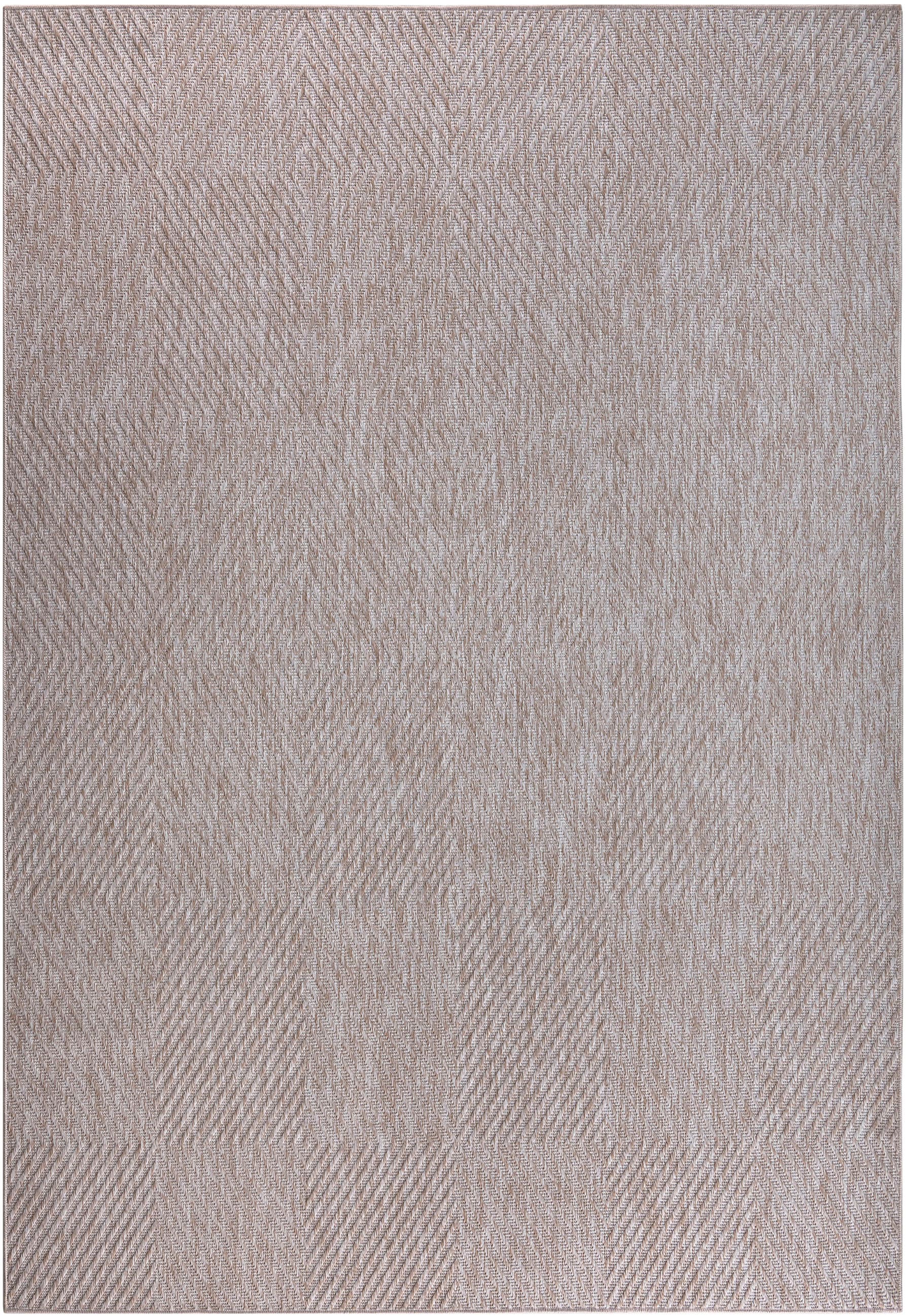 my home Teppich »Elsa, In- und Outdoor geeignet« rechteckig 3 mm Höhe Sisal-Optik, Wetterfest & UV-beständig, Boho, Wohnzimmer, Camping