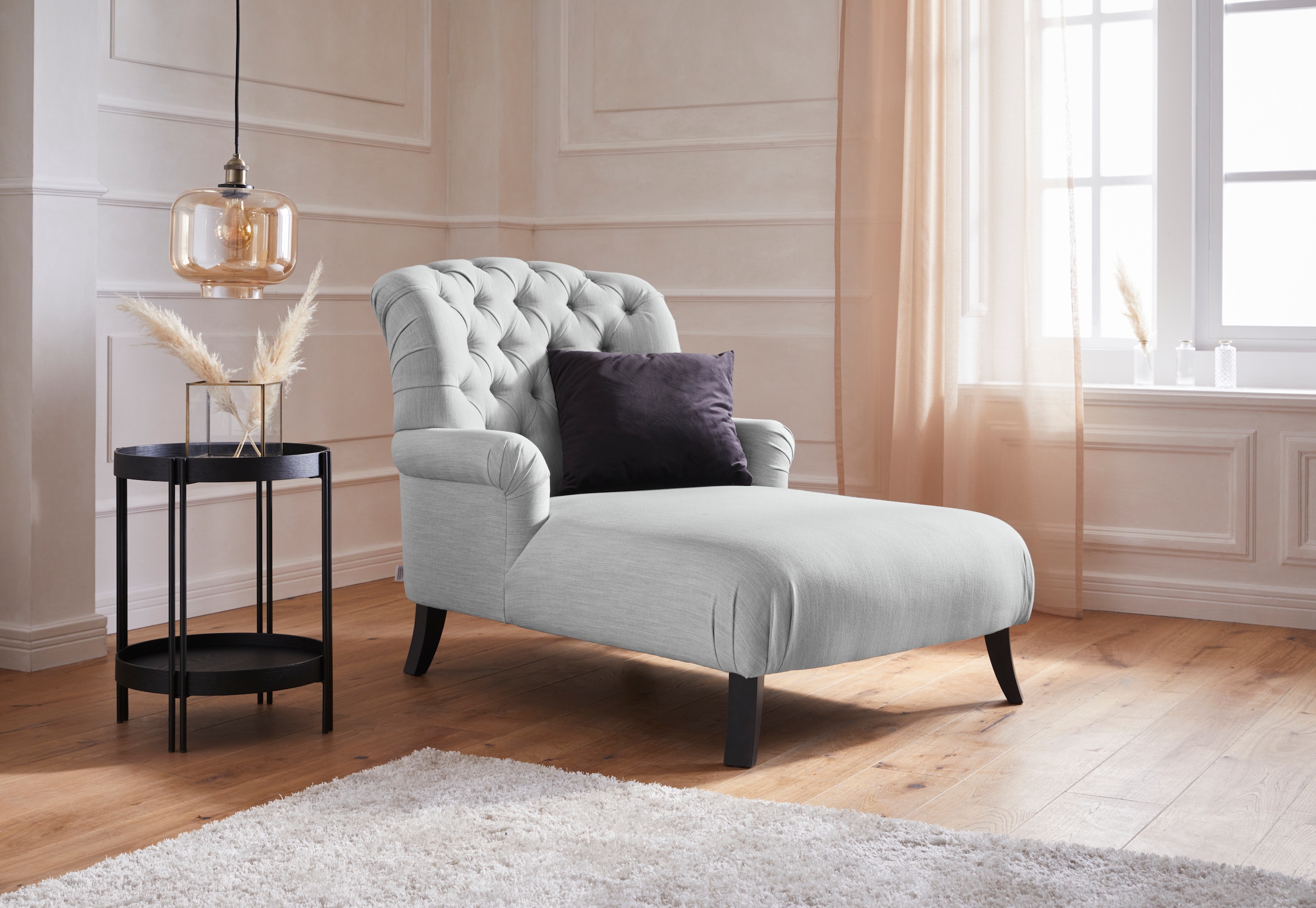 Home affaire Loveseat »Amiens Sessel Loungesessel« mit wunderschöner Knopfheftung im Rücken