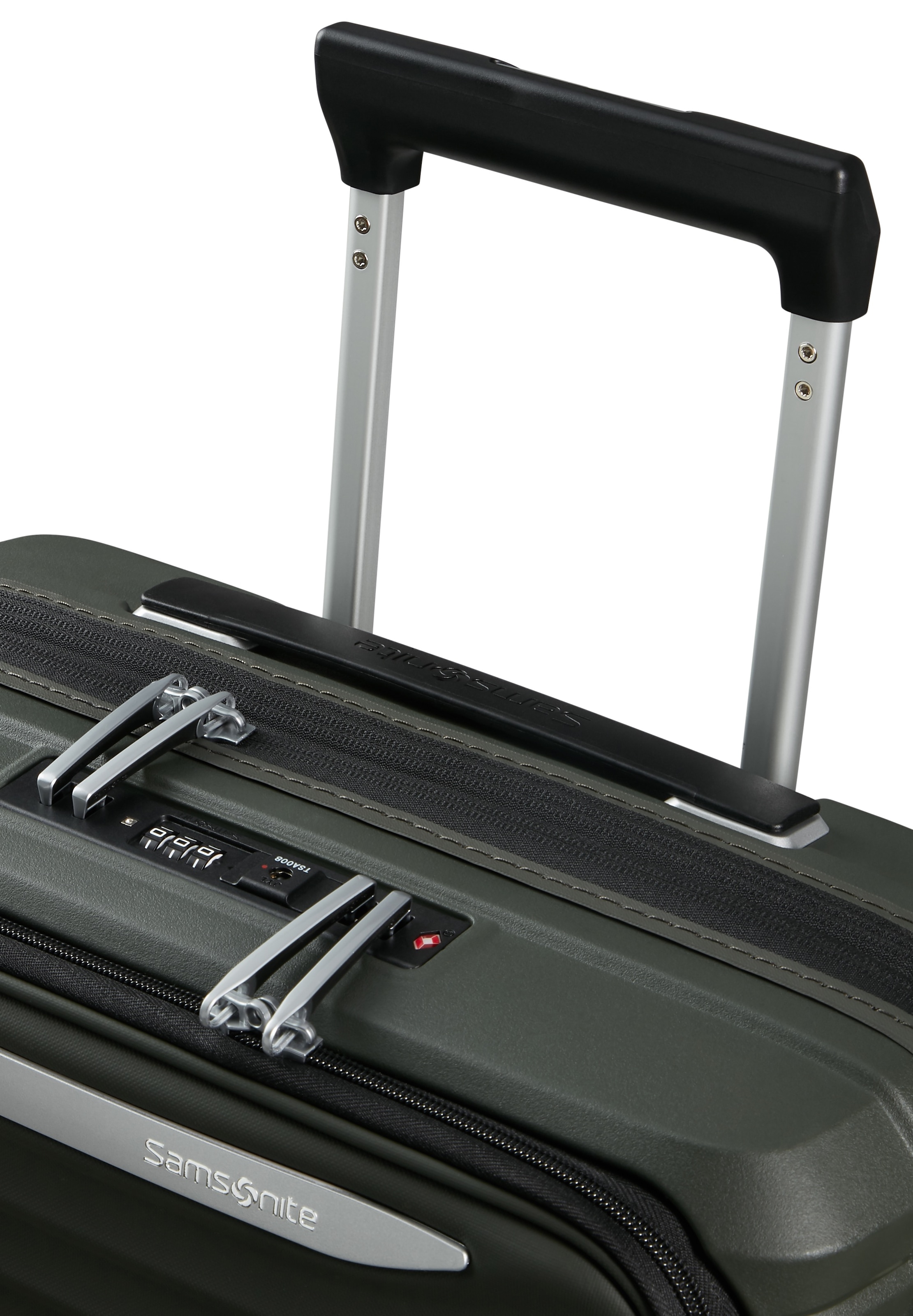 Samsonite Trolley à coque dure »UPSCAPE 55 mit Frontfach« 42 litre 4 Rollen Easy-Access-Frontfach Handgepäck Hartschalenkoffer TSA-Zahlenschloss
