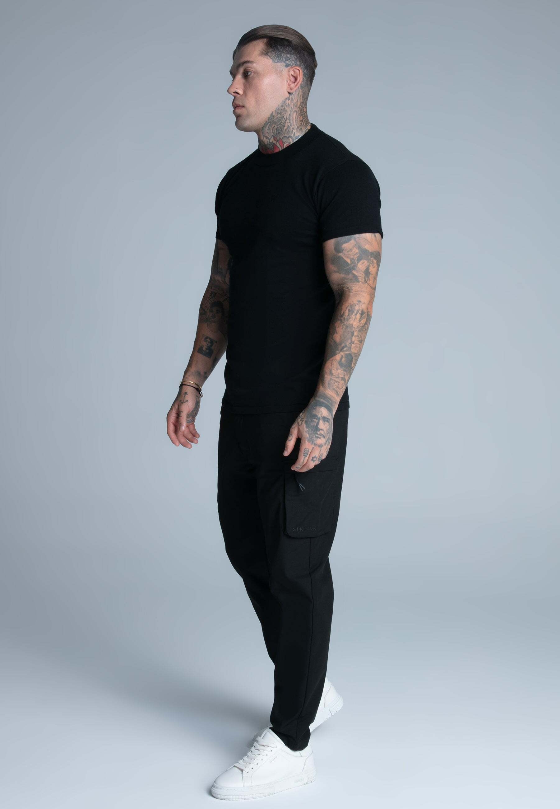 Siksilk T-Shirt »Siksilk T-Shirt Muscle Fit T-Shirt«