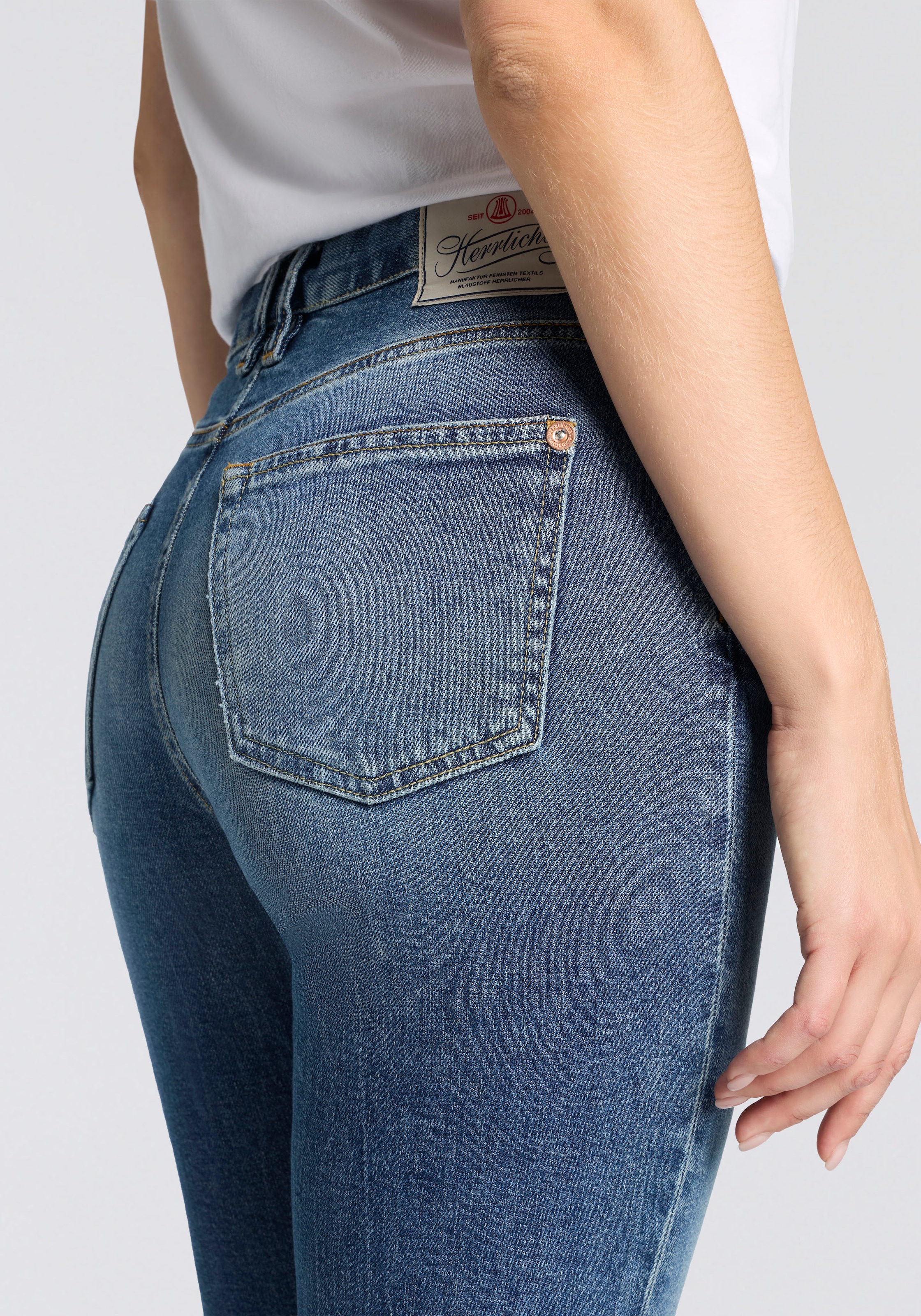 Herrlicher 5-Pocket-Jeans »Breezy Straight Denim« Cropped