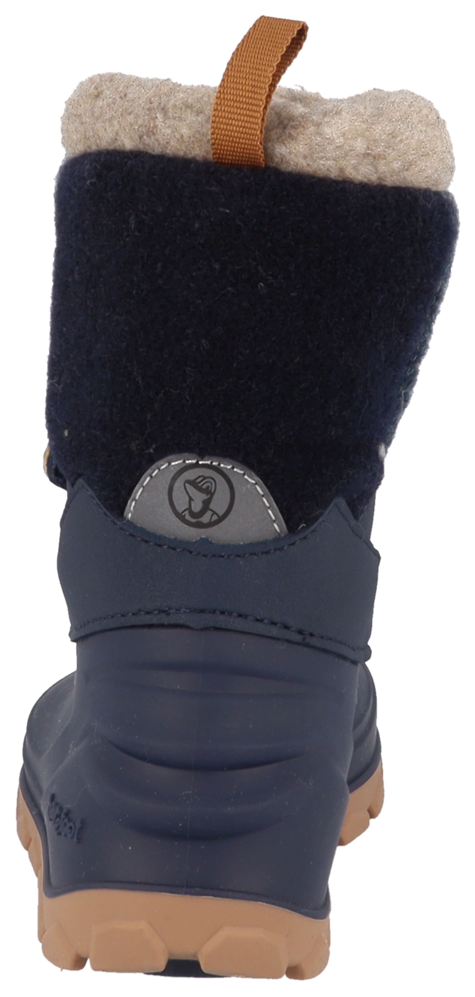 Lurchi Barfussschuh »Jan 1 Barefoot«  Winterboots, mit Kontrastbesatz, Grössenschablone zum Download