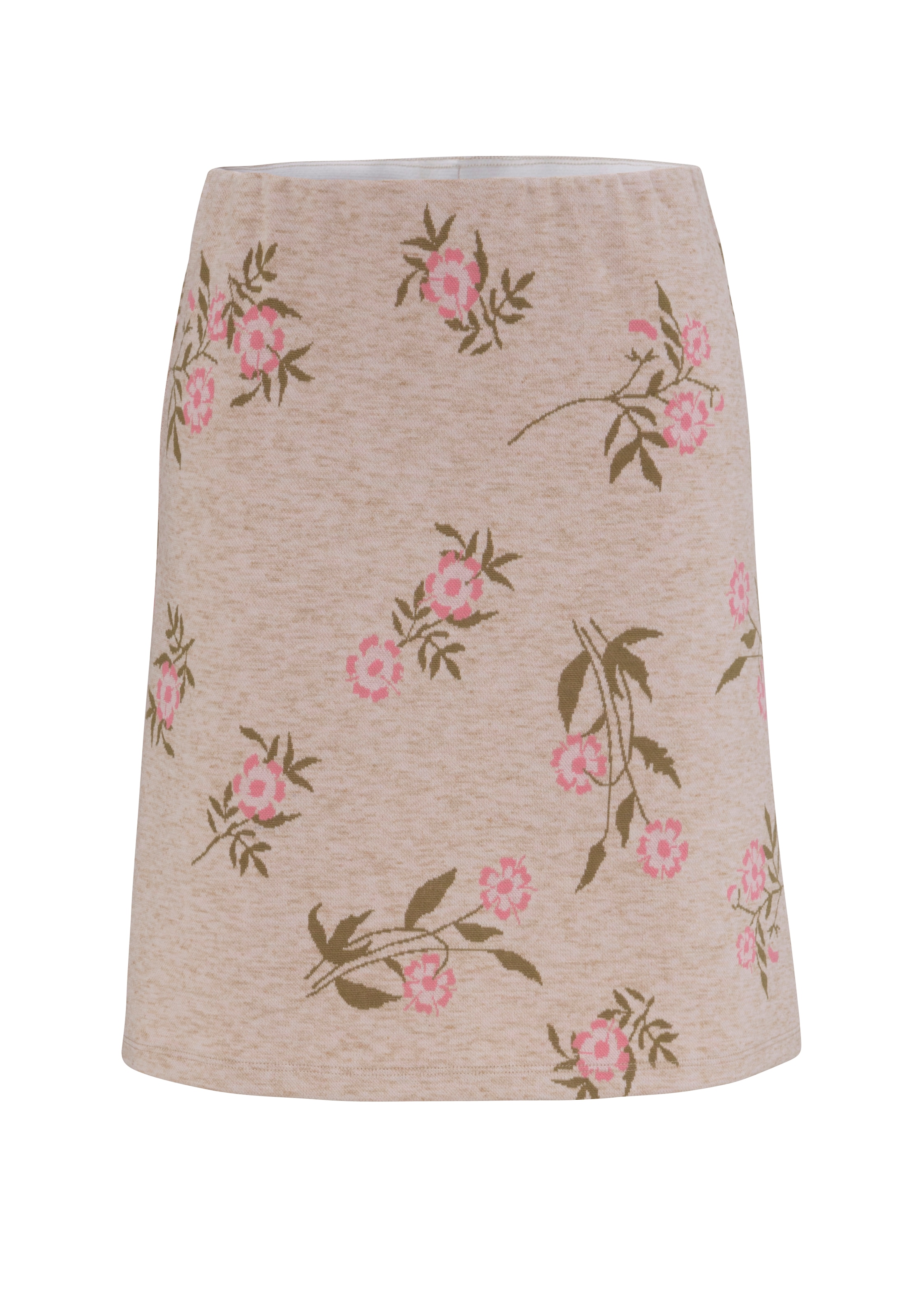 Aniston CASUAL Minirock, mit ausdrucksvollem Blumenmuster