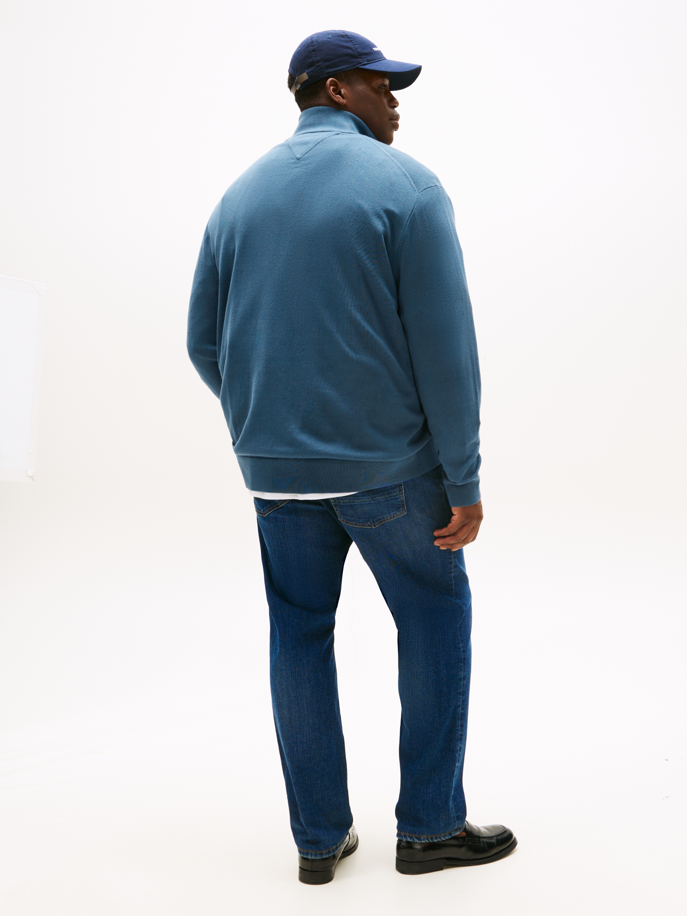 Tommy Hilfiger Big & Tall Strickjacke »BT-ESSENTIAL COTTON ZIP THRU-B«, Grossen Grössen