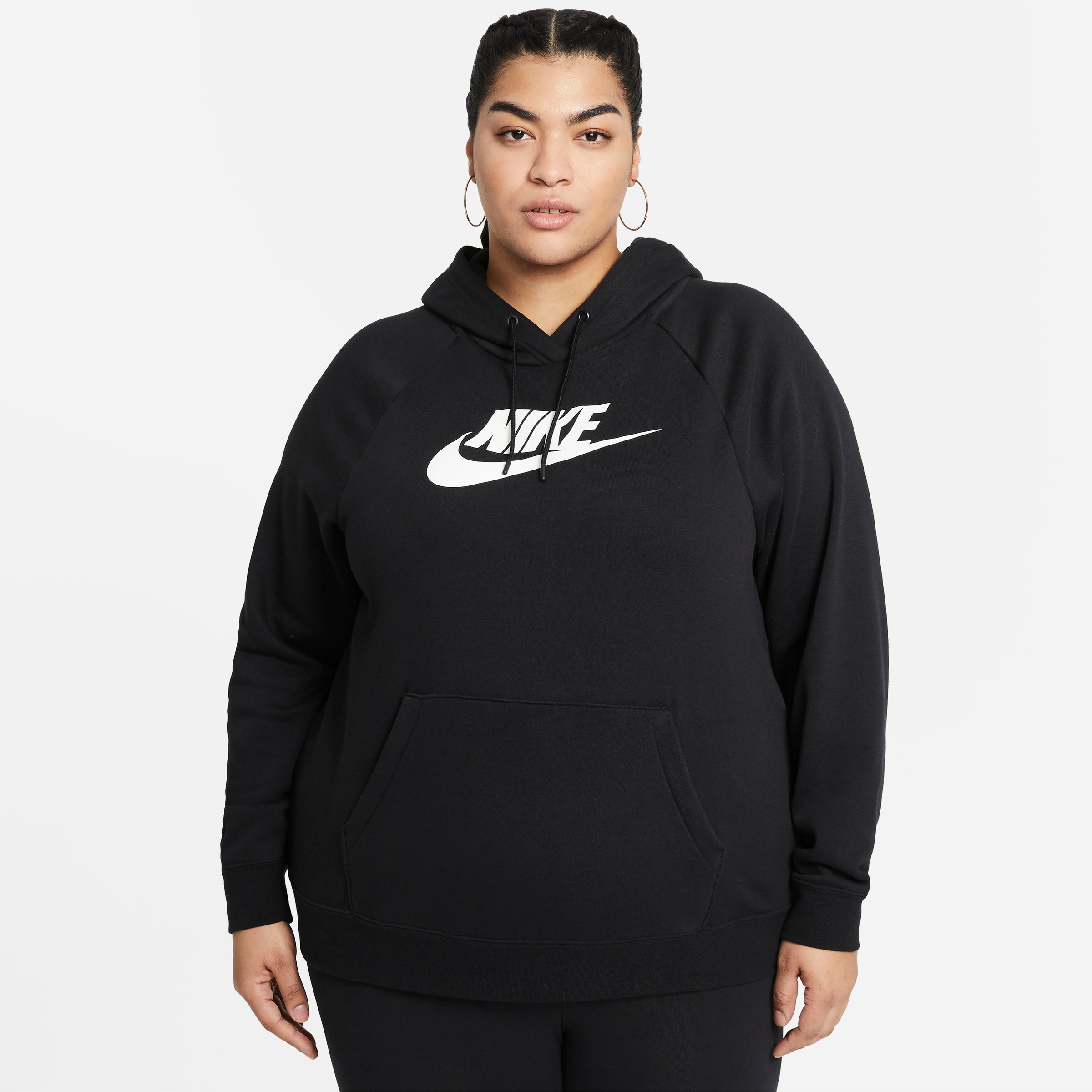 Image of Nike Sportswear Kapuzensweatshirt »ESSENTIAL WOMENS HOODIE (PLUS SIZE)« bei Ackermann Versand Schweiz